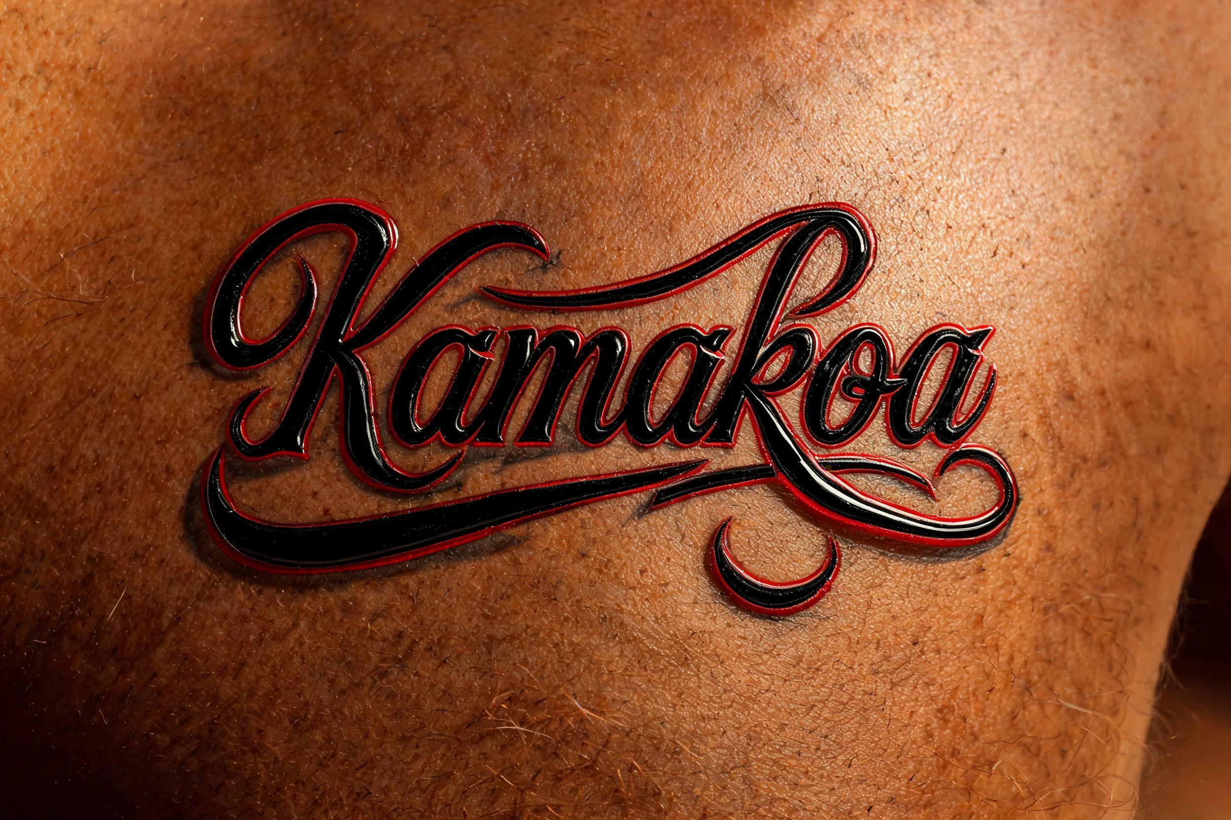 "Kamakoa" — Chicano | AI Text Effect Generator