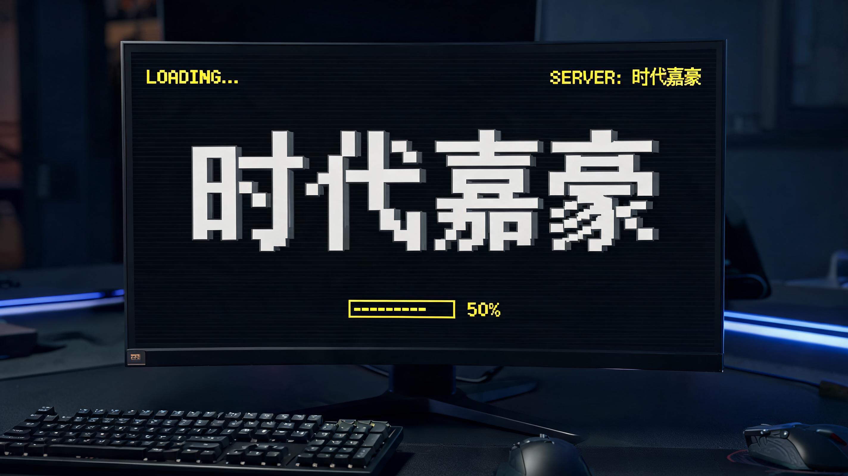 "时代嘉豪" — Pixel Art | AI Text Effect Generator