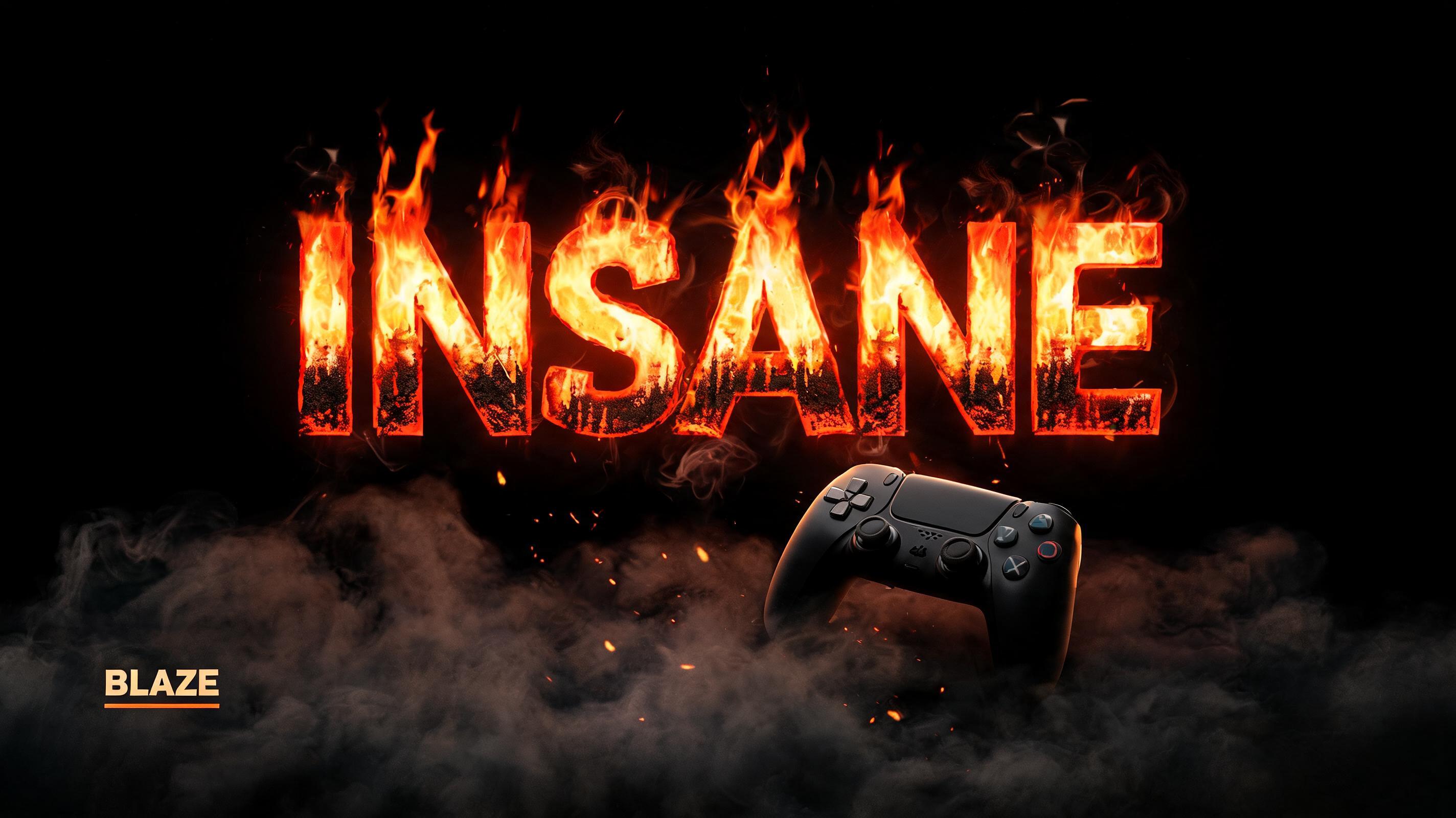"INSANE
BLAZE" — Fire Smoke | AI Text Effect Generator
