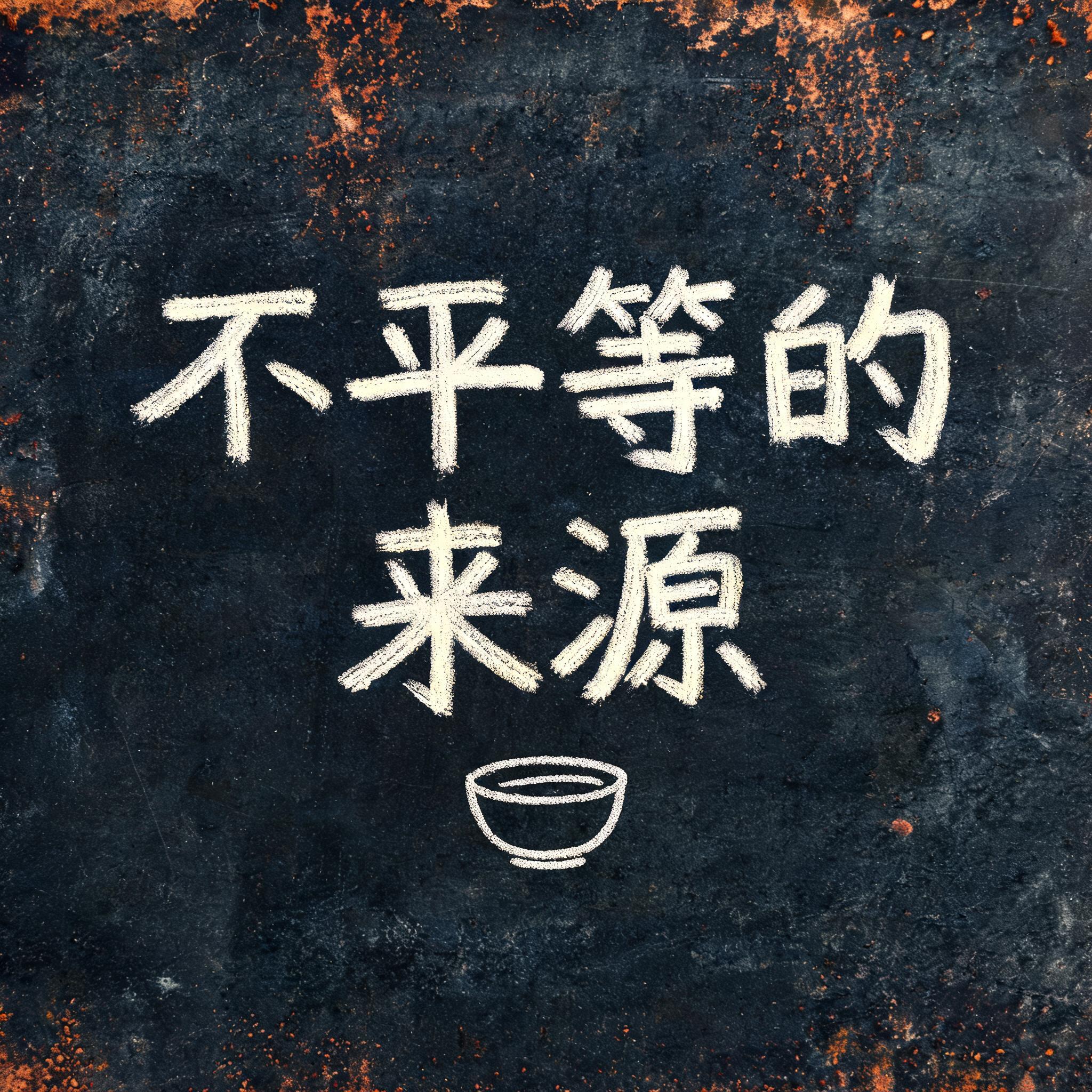 "不平等的来源" — Vintage | AI Text Effect Generator