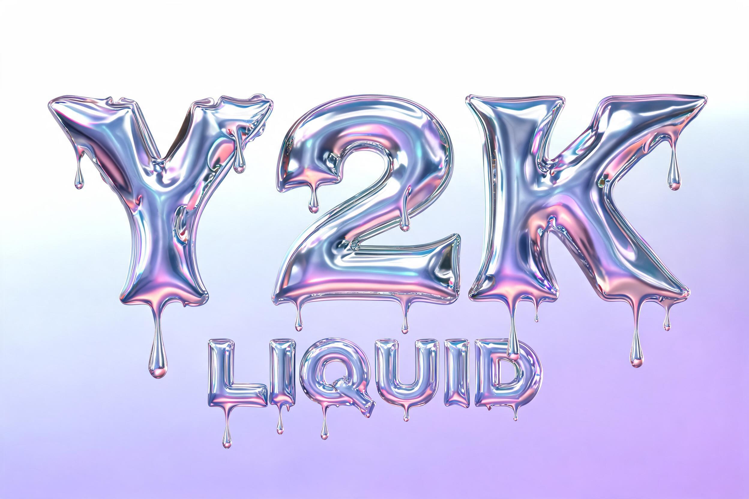 "Y2K Liquid" — Y2k Liquid | AI Text Effect Generator
