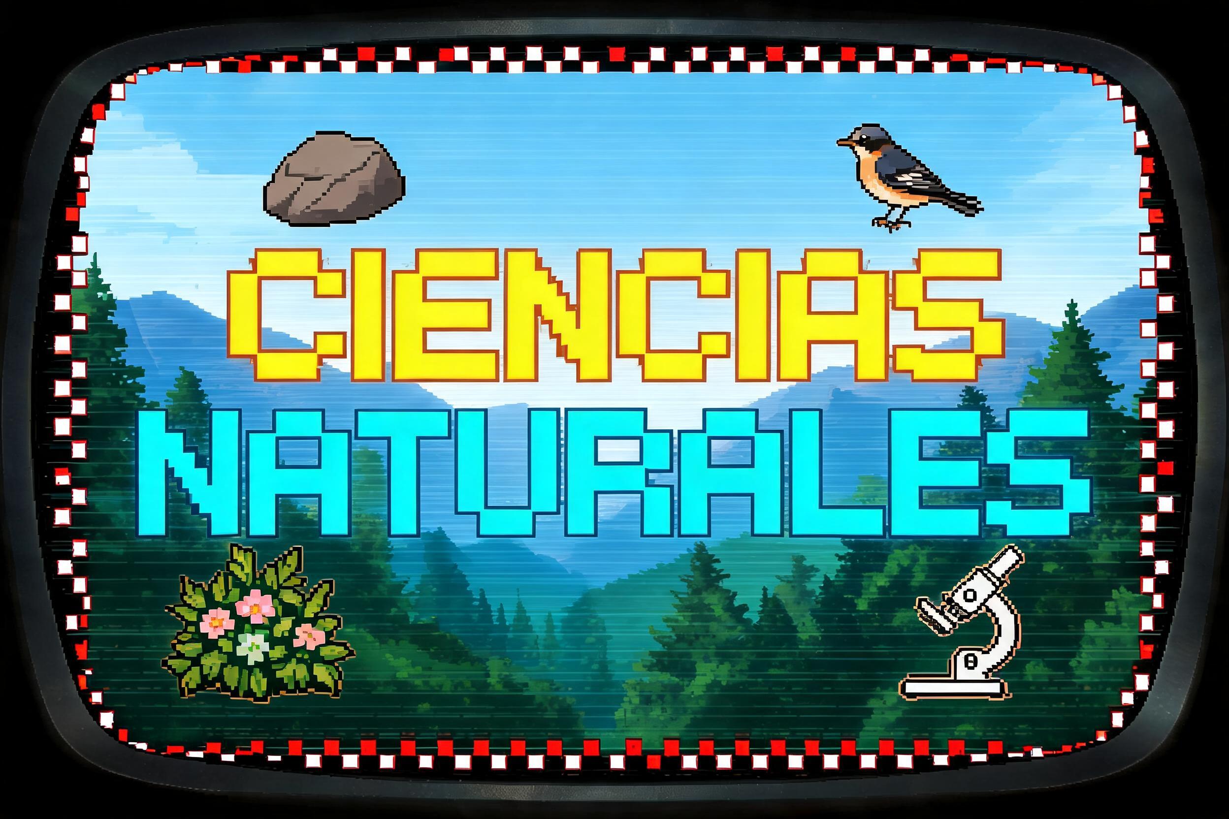 "" — Pixel Art text effect