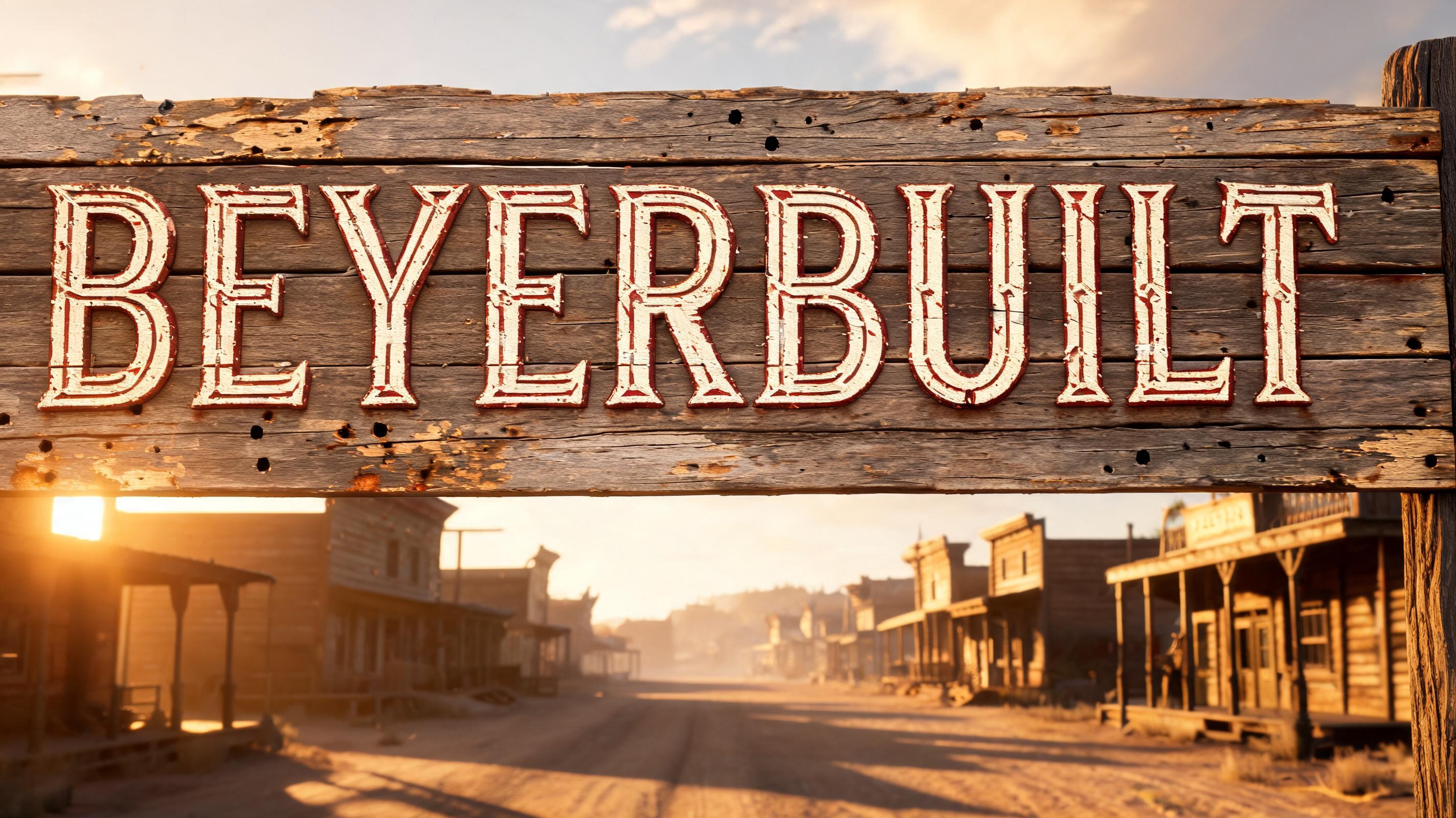 "Beyerbuilt" — Vintage | AI Text Effect Generator
