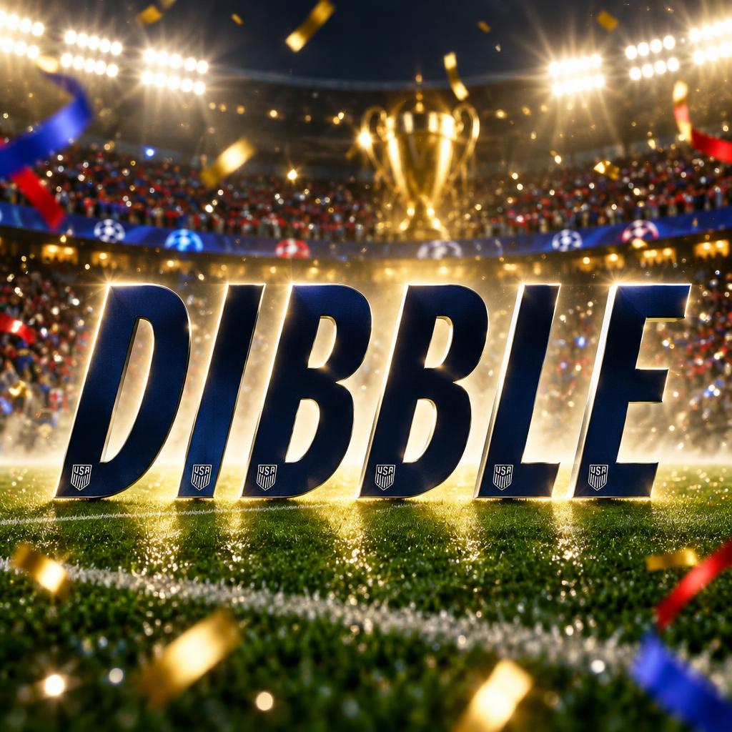 "Dibble" — Sports Football | AI Text Effect Generator
