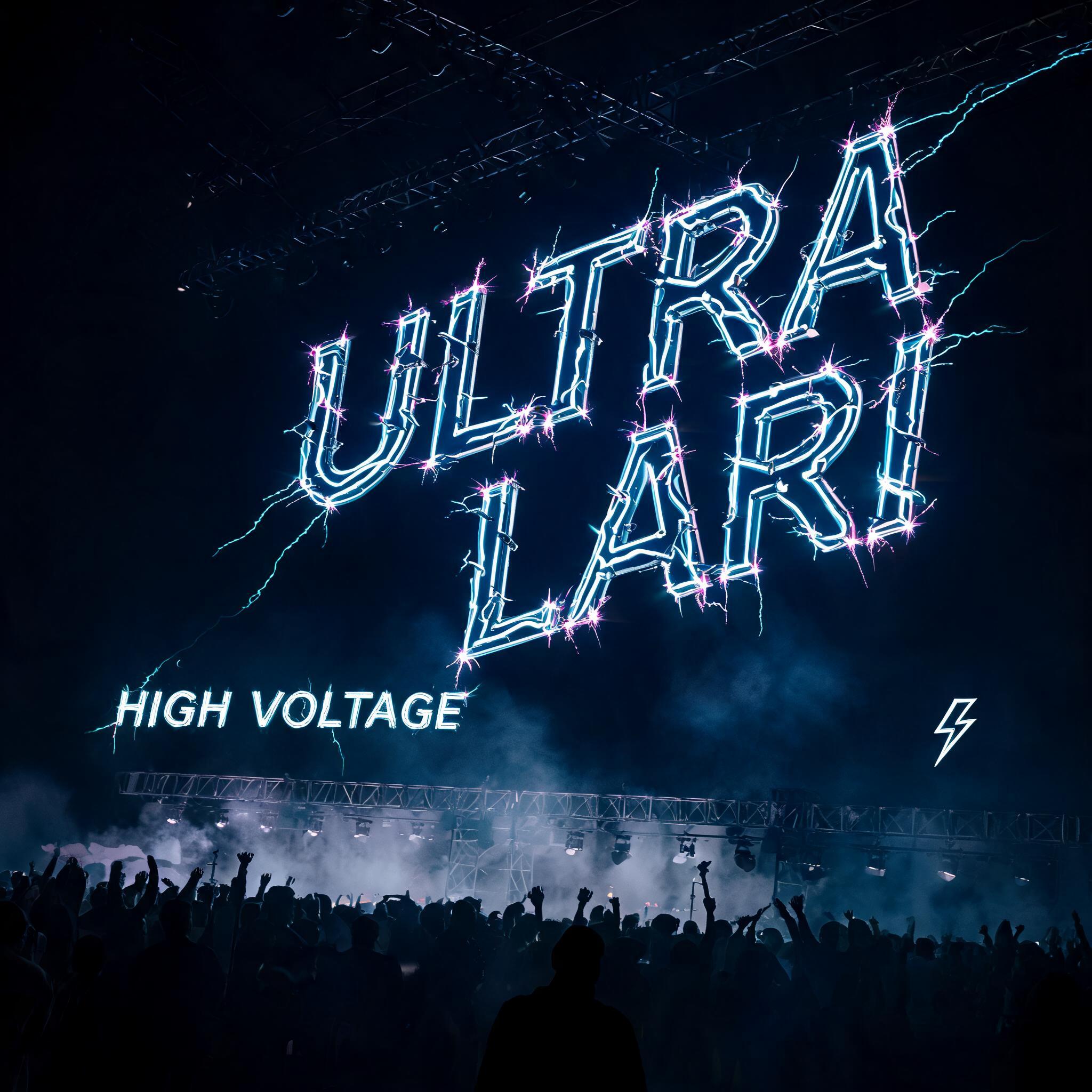 "ULTRA LARI" — Neon Glow | AI Text Effect Generator