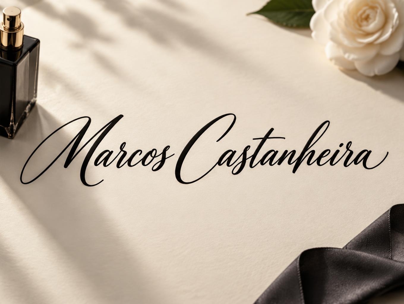 "Marcos Castanheira" —  | AI Text Effect Generator