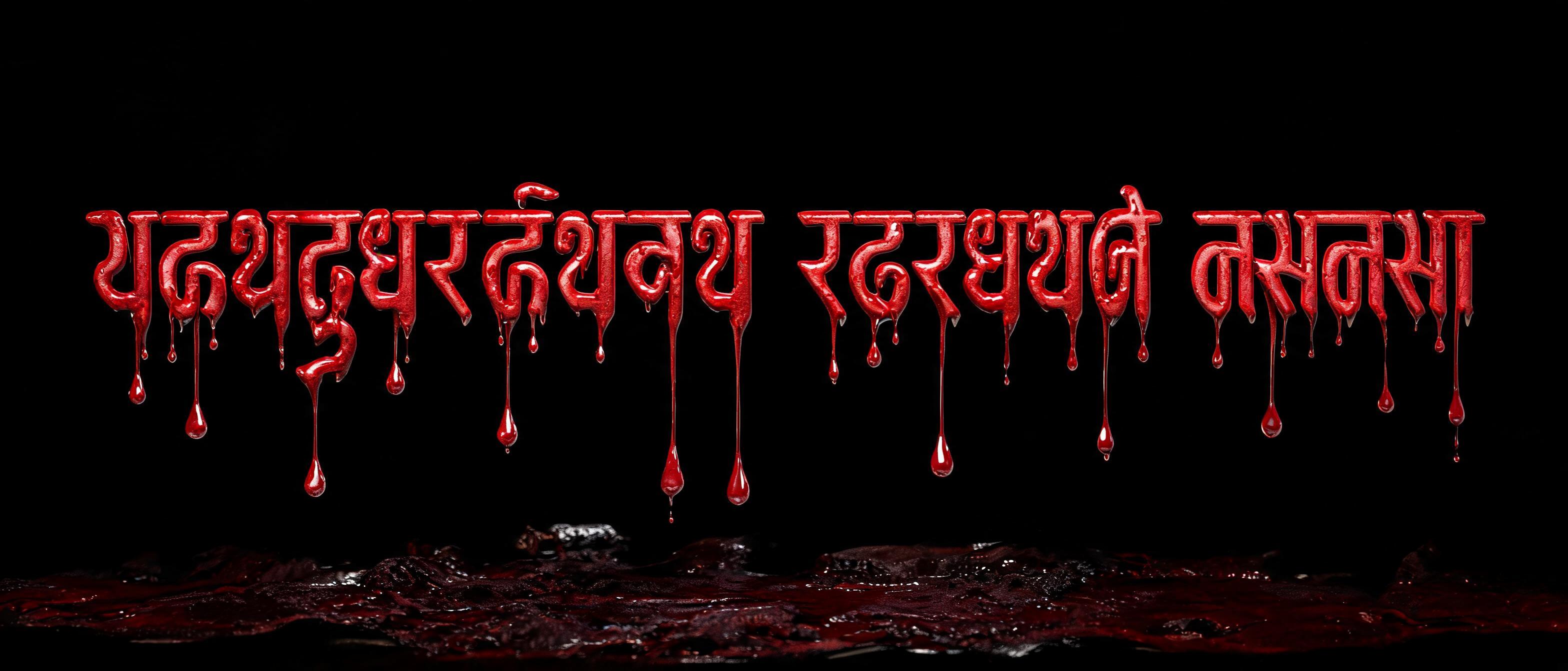 "यढघटयरढथचथ रडरघथब लसलसा" — Drip Font Blood | AI Text Effect Generator