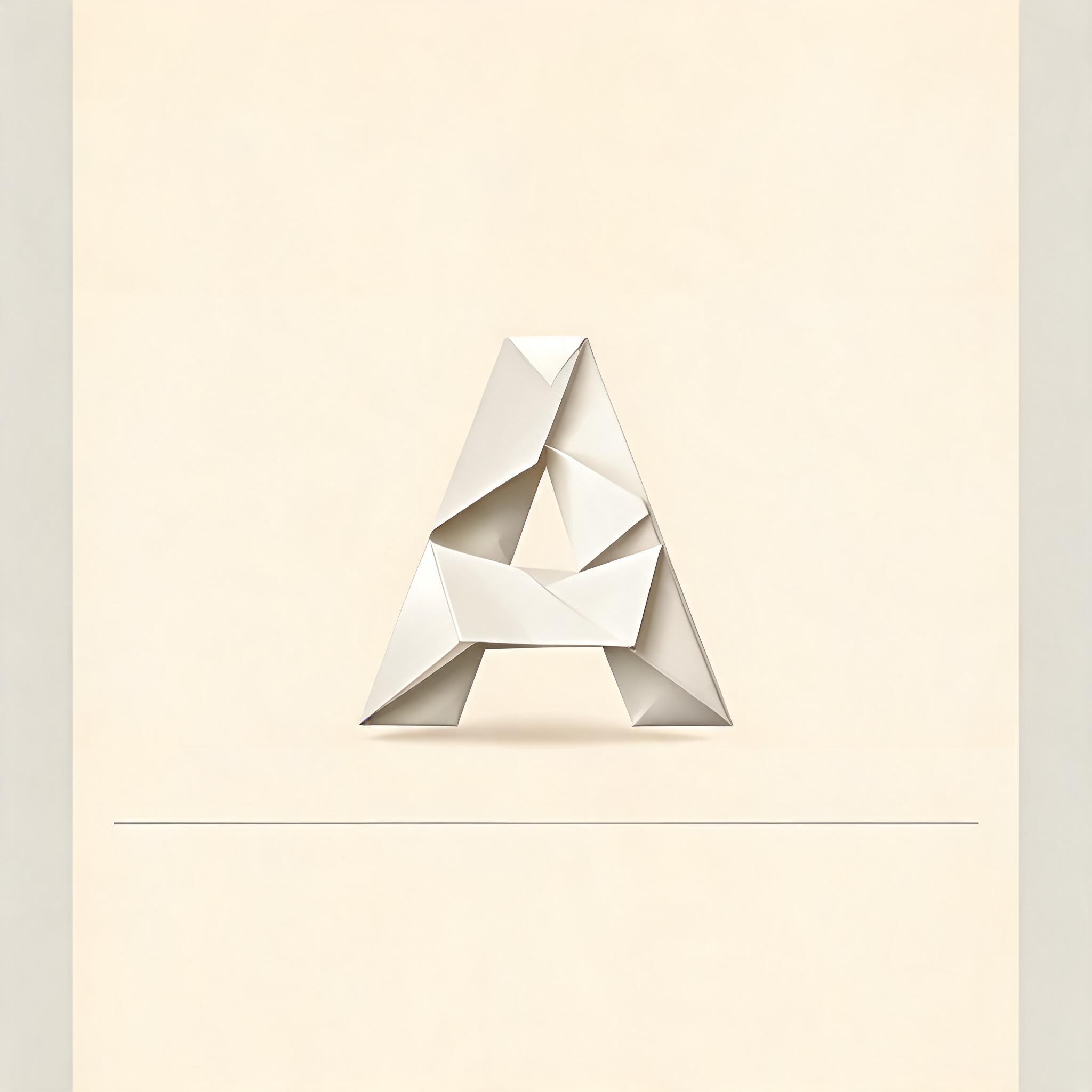 "A" —  | AI Text Effect Generator
