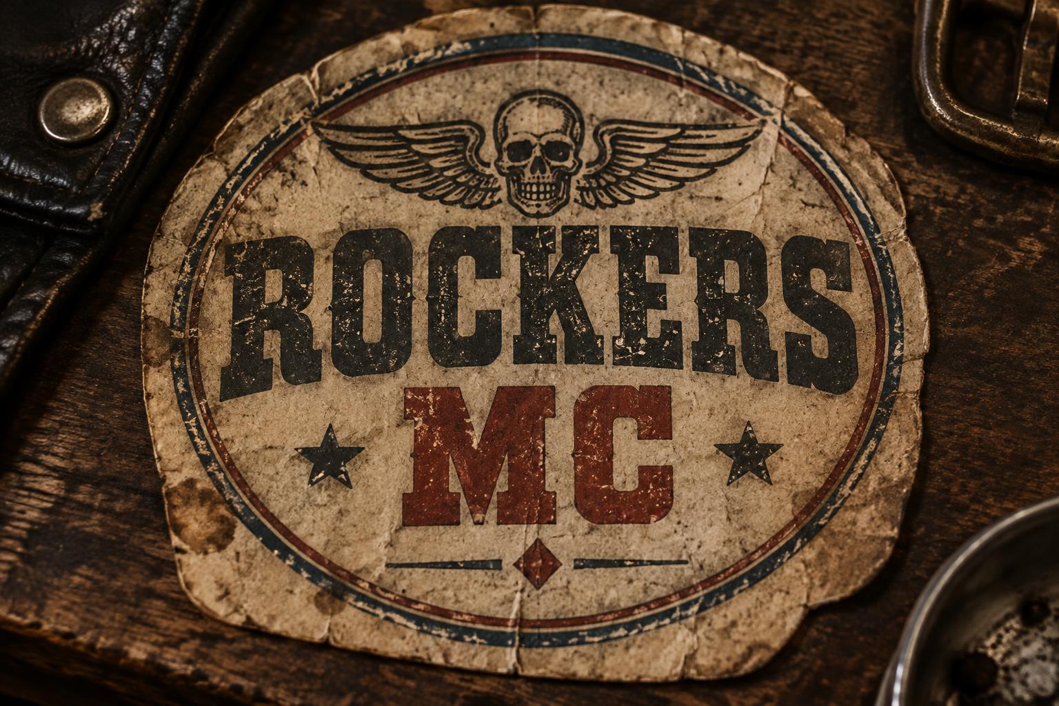 "ROCKERS MC" — Vintage | AI Text Effect Generator