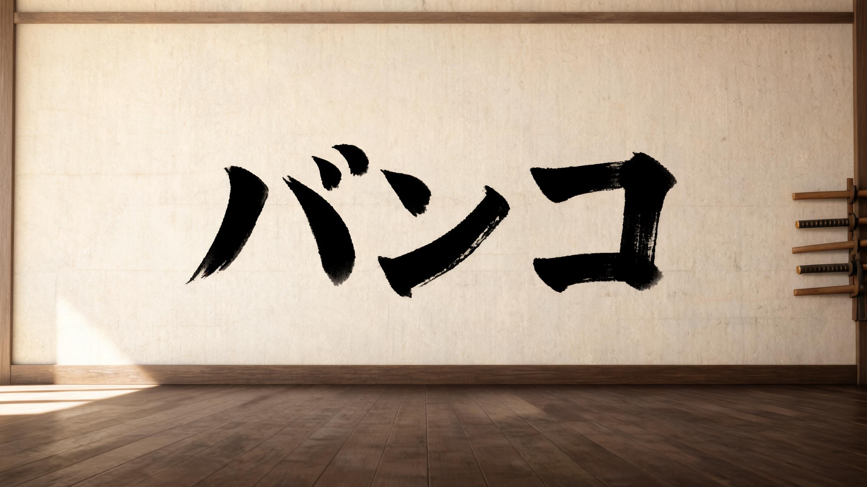 "パンコ" — Brush Japanese Ink | AI Text Effect Generator