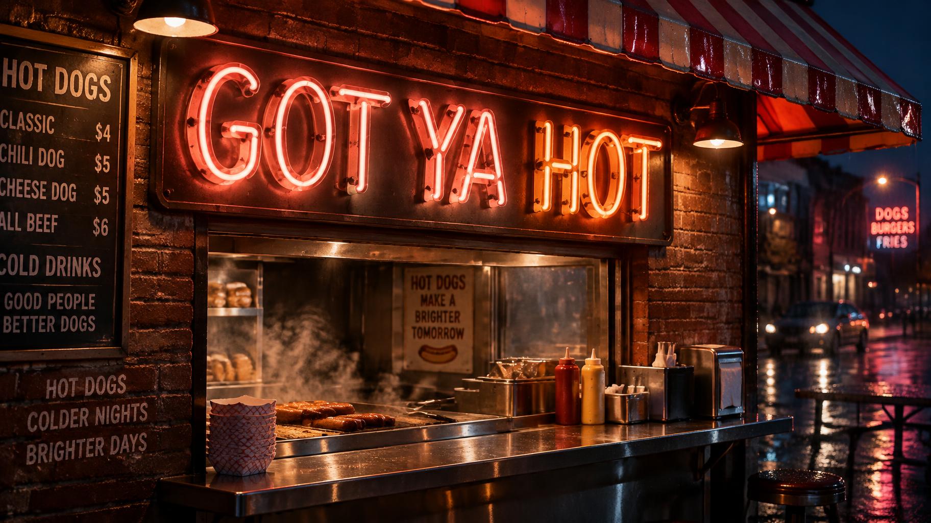 "GOT YA HOT" — Neon Sign | AI Text Effect Generator