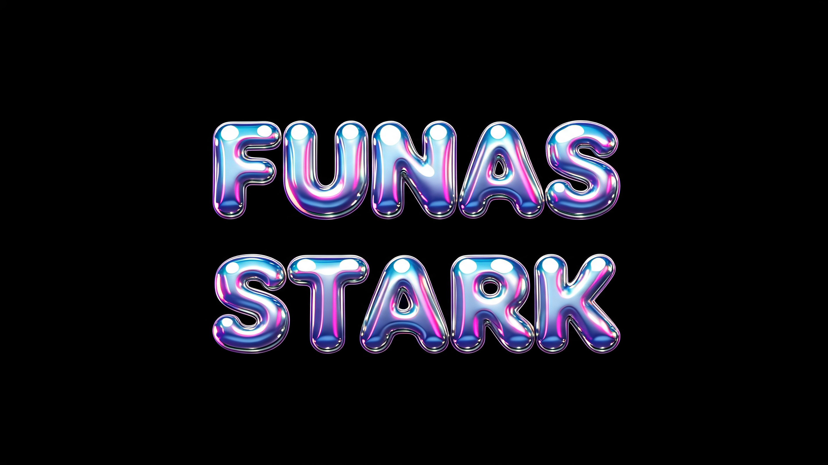 "FUNAS STARK" — Y2k | AI Text Effect Generator