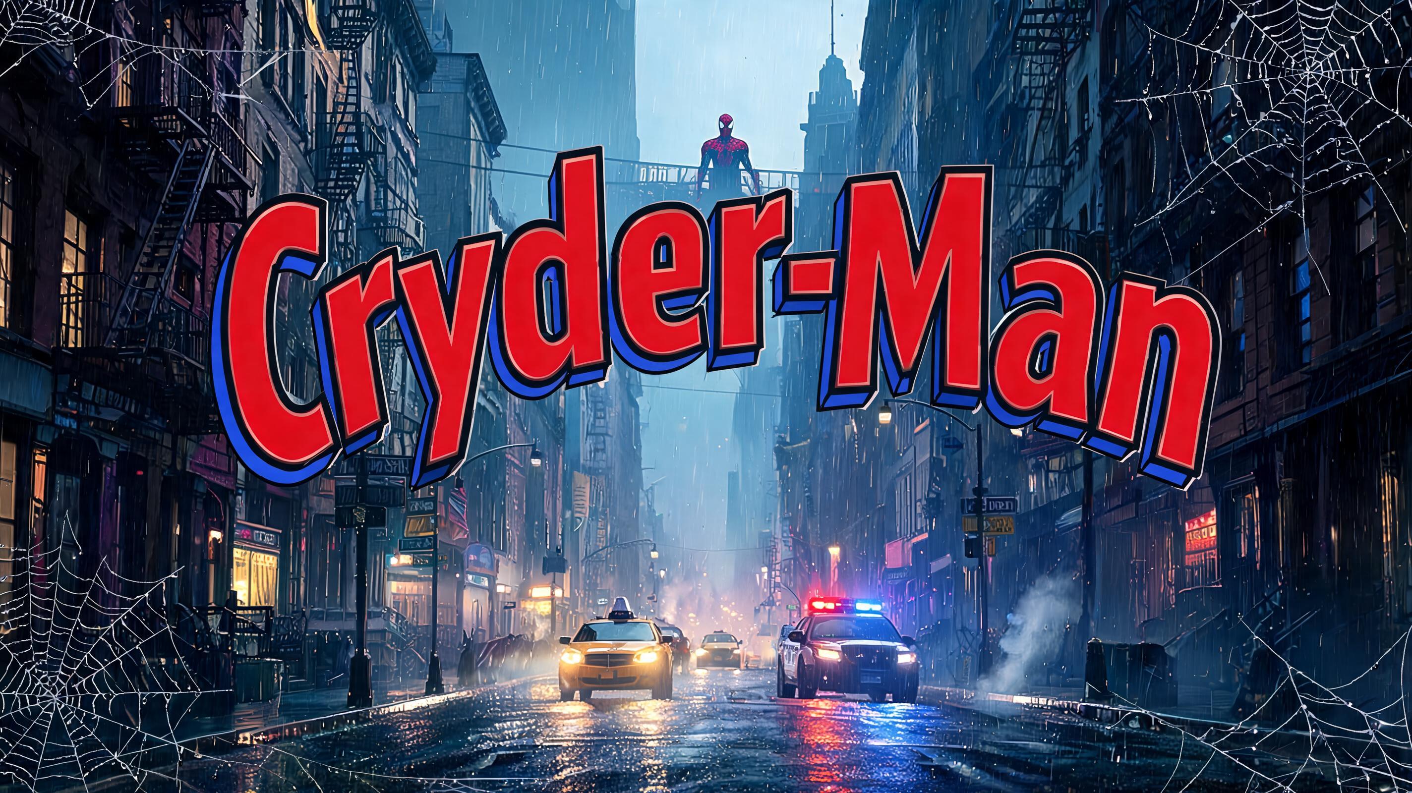 "Cryder-Man" — Spider Hero | AI Text Effect Generator