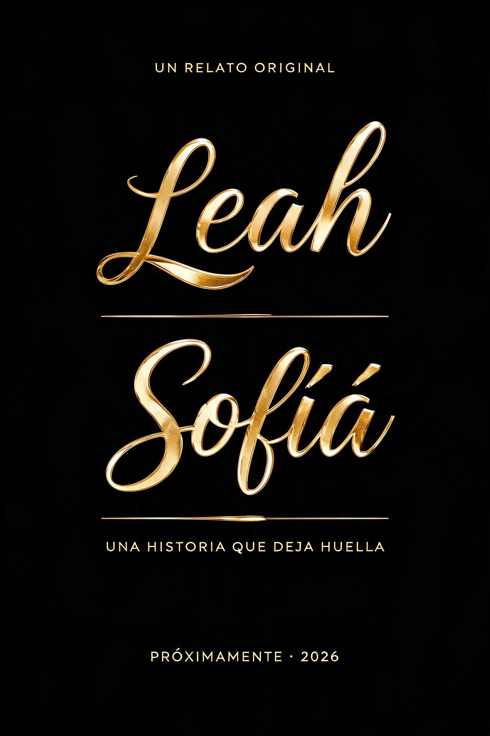 "Leah
Sofía
UNA HISTORIA QUE DEJA HUELLA
UN RELATO ORIGINAL
PRÓXIMAMENTE · 2026" — Cinematic | AI Text Effect Generator
