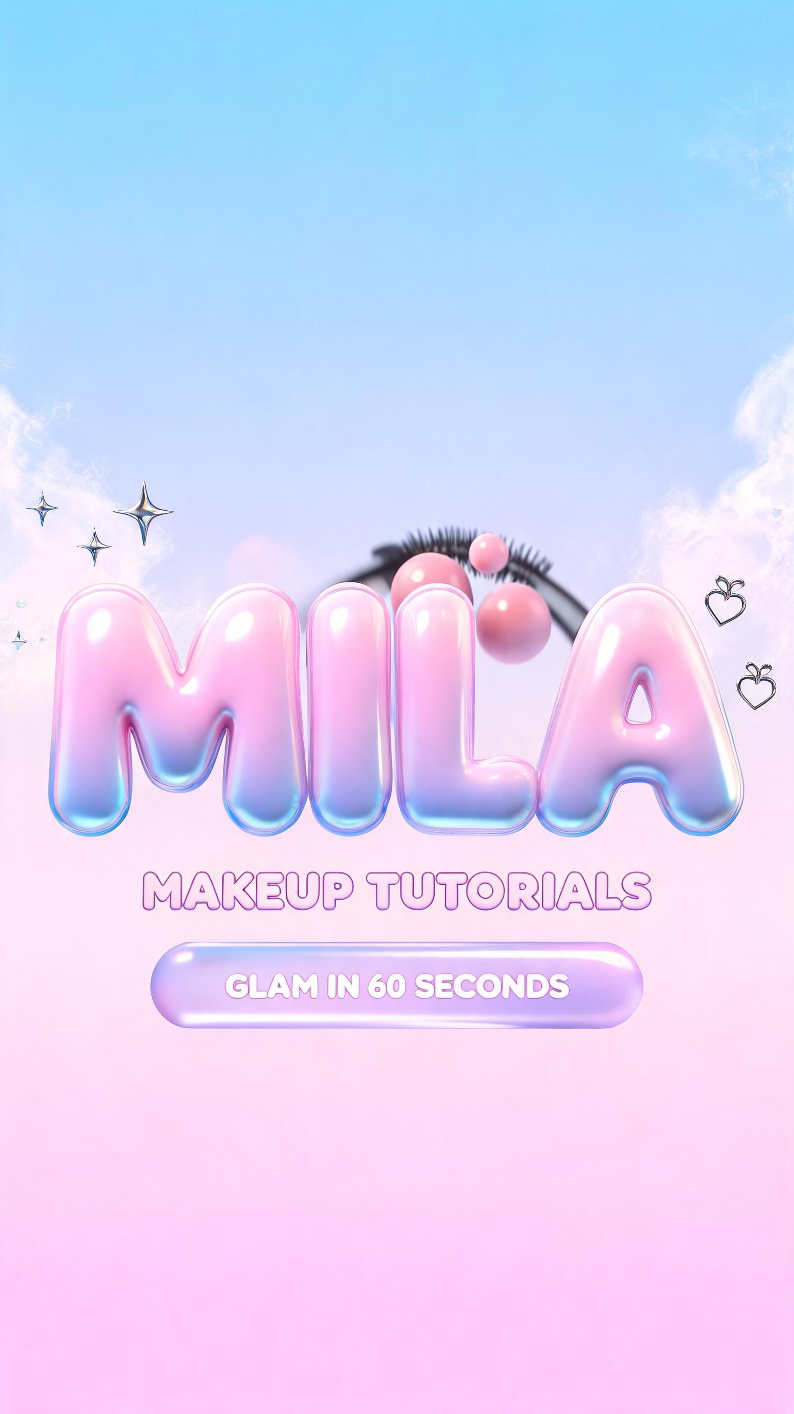 MILA
MAKEUP TUTORIALS
GLAM IN 60 SECONDS