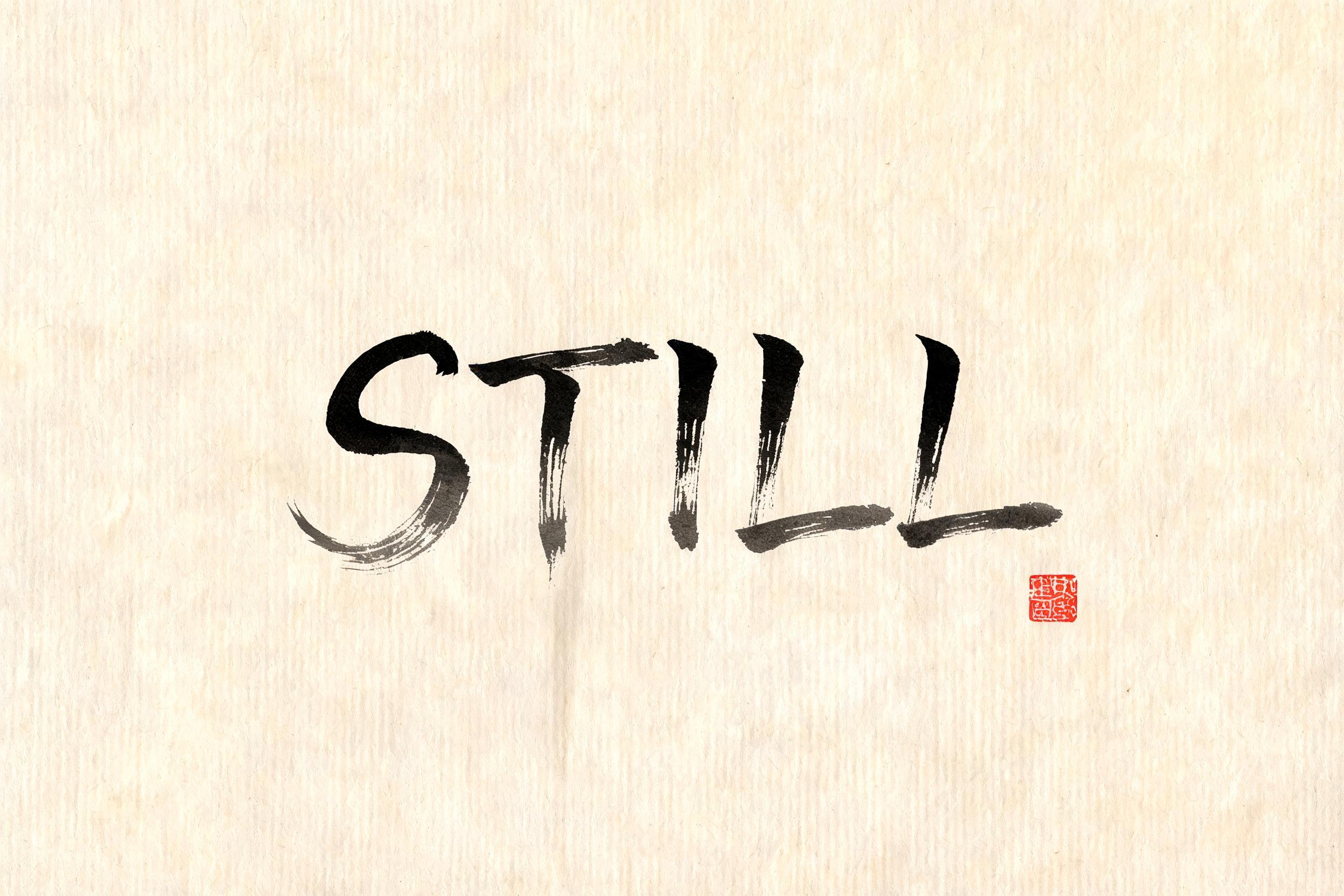 "STILL" — Brush Japanese Ink | AI Text Effect Generator