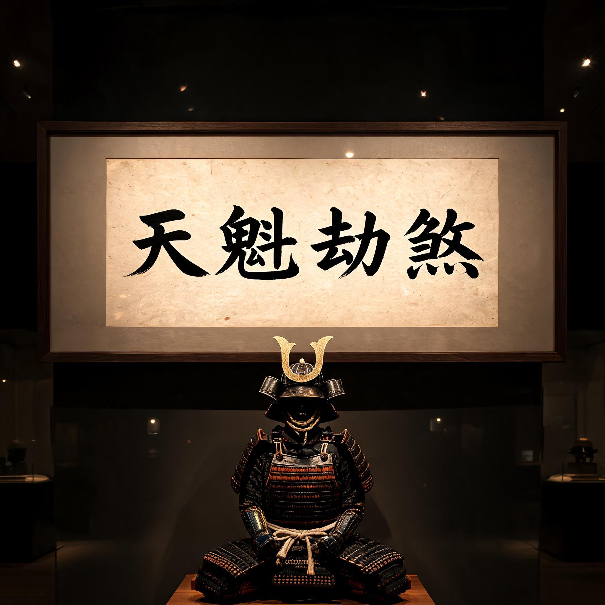 "天魁劫煞" — Brush Japanese Ink | AI Text Effect Generator
