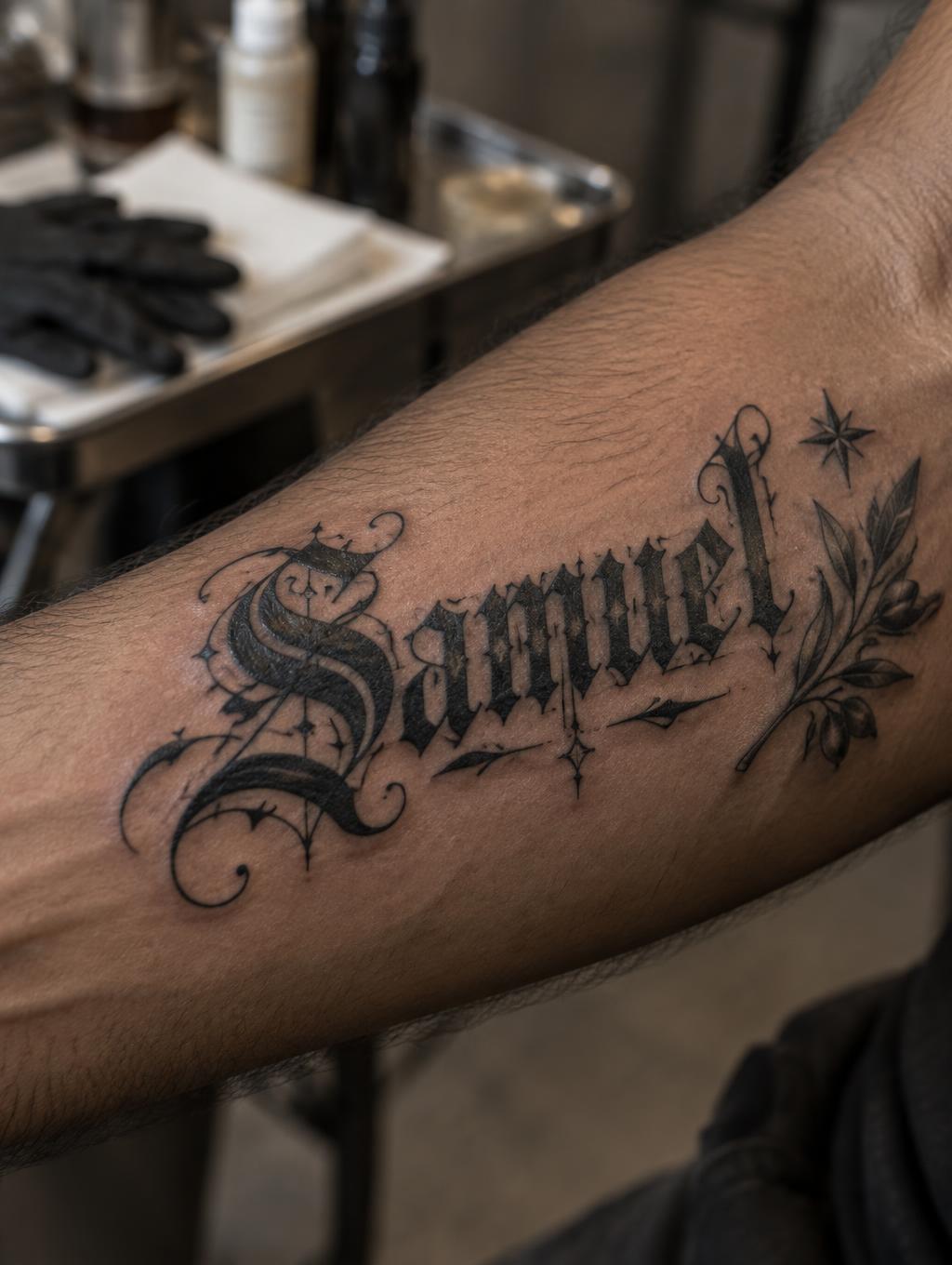 "Samuel" — Tattoo | AI Text Effect Generator
