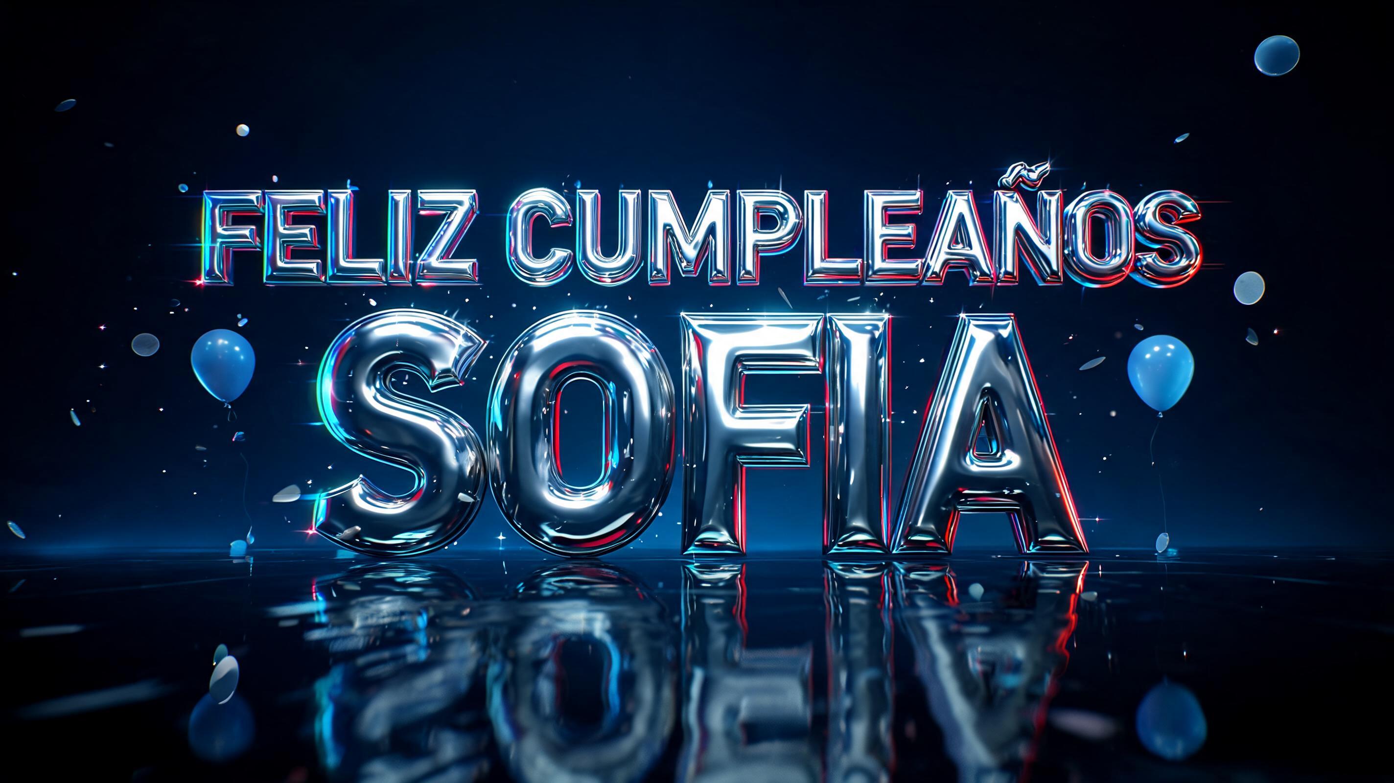 FELIZ CUMPLEAÑOS SOFIA
