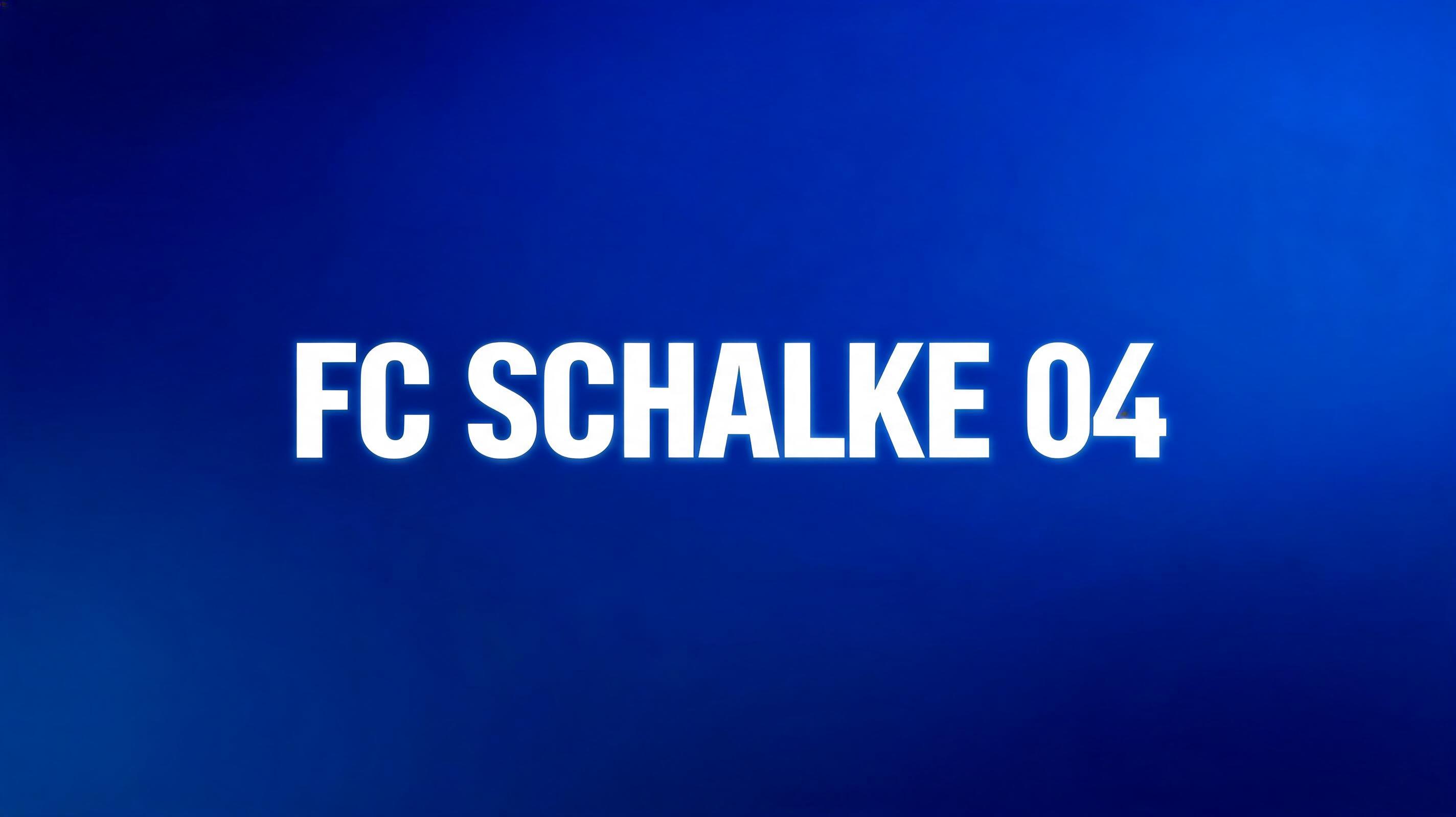 "FC Schalke 04" — Gothic text effect
