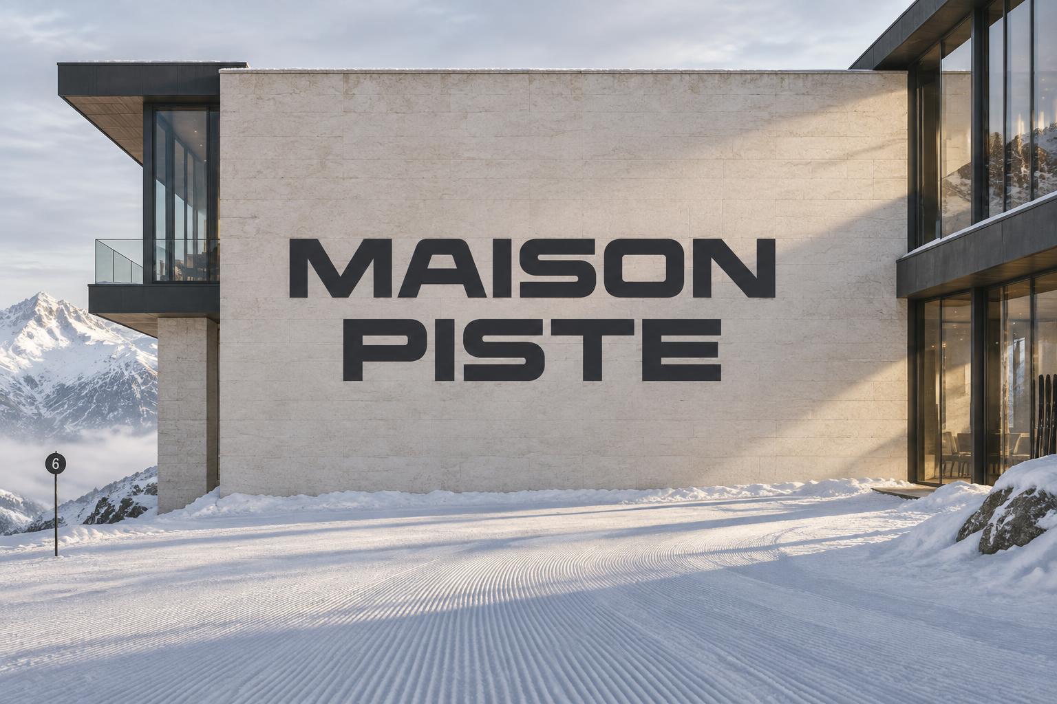 "MAISON PISTE" —  | AI Text Effect Generator