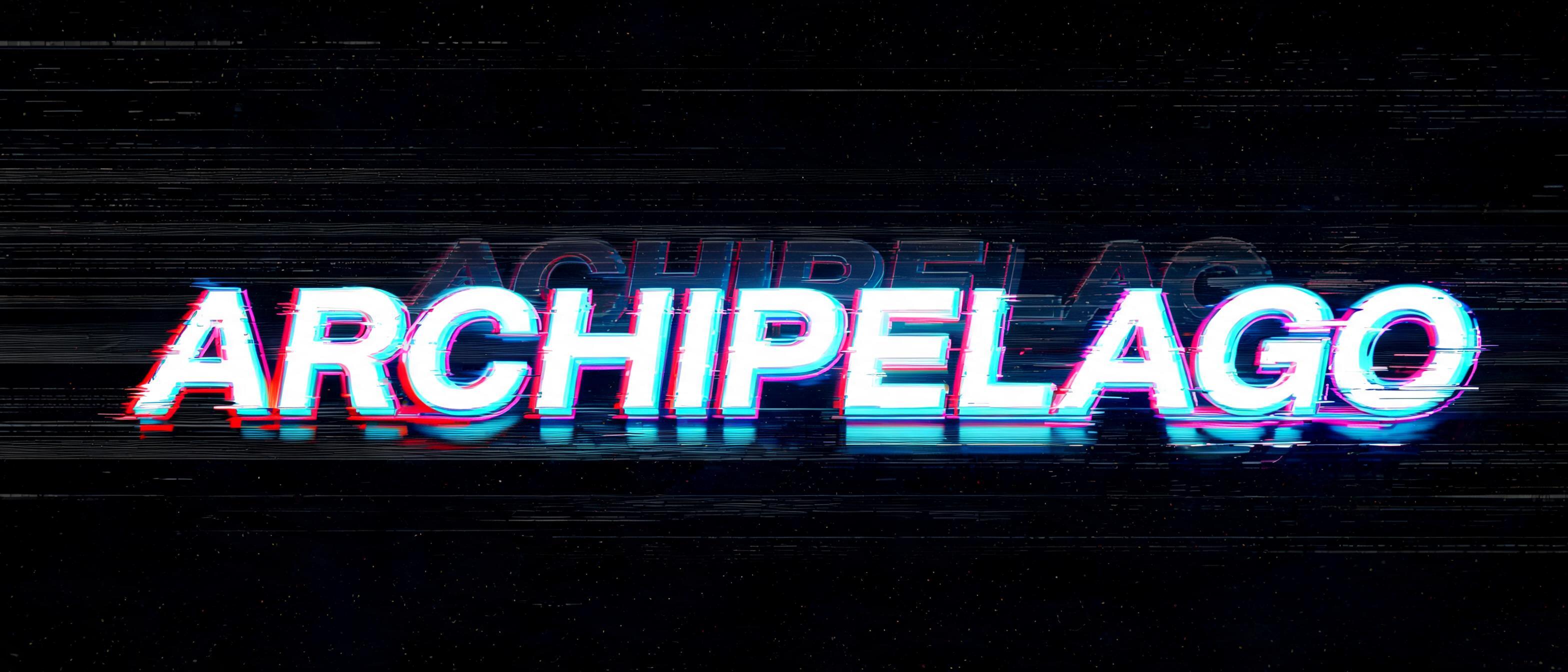 "ARCHIPELAGO" — Cyberpunk Neon Glitch | AI Text Effect Generator