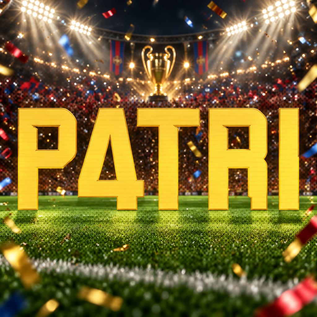 "PATRI" — Sports Football | AI Text Effect Generator