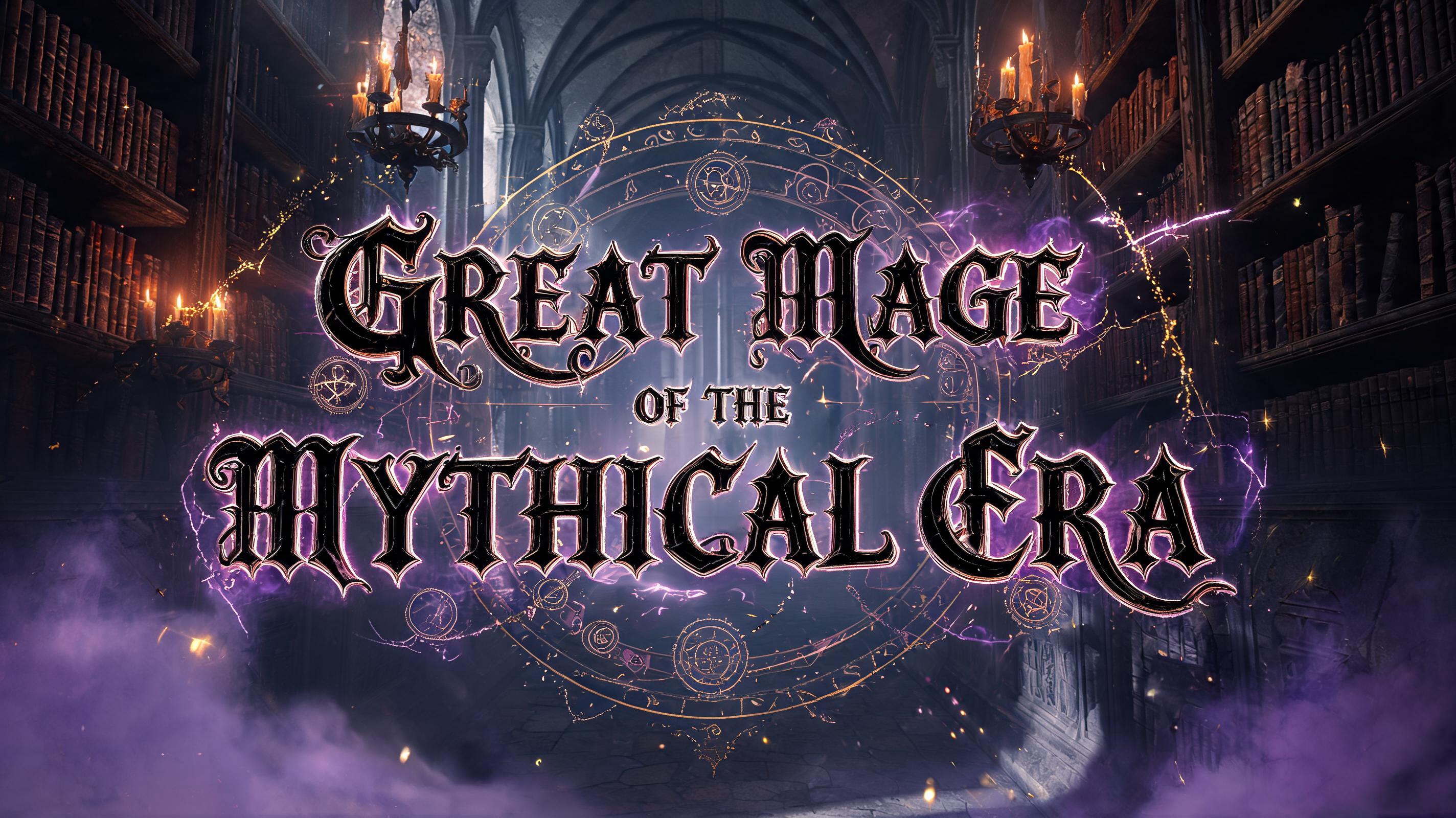 "Great Mage of the Mythical Era" — Magic Fantasy | AI Text Effect Generator