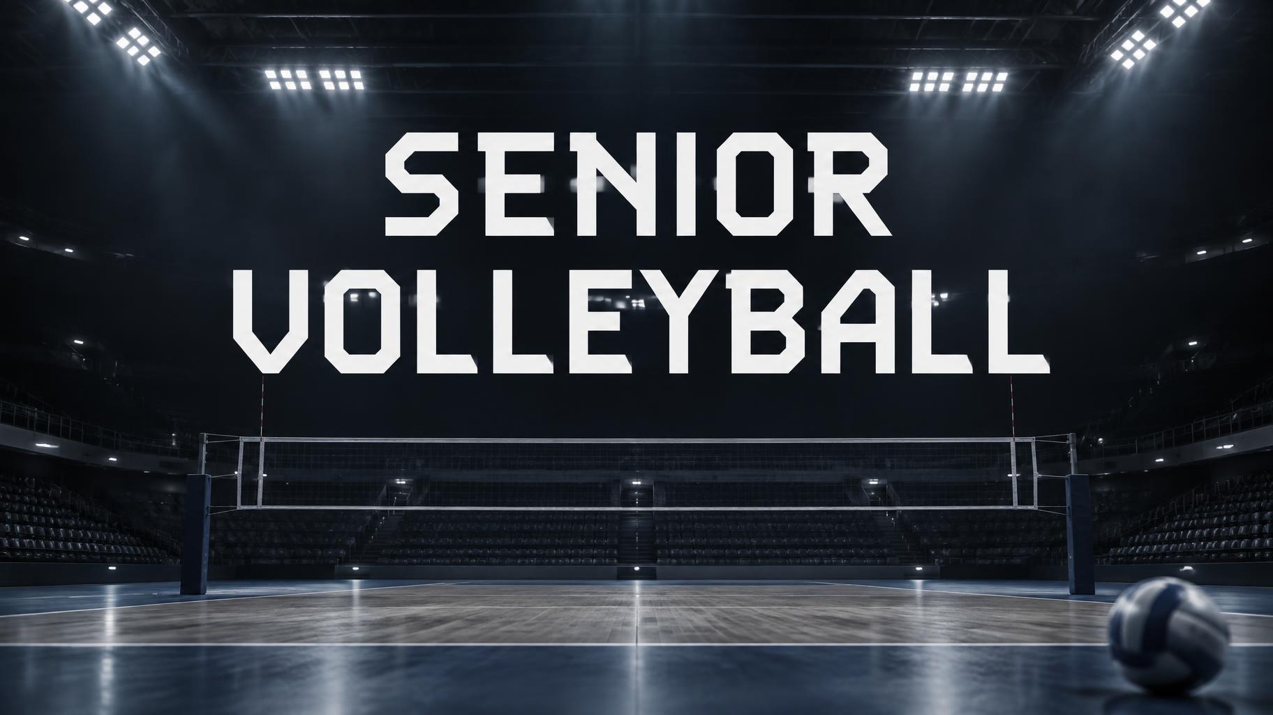 "SENIOR VOLLEYBALL" —  | AI Text Effect Generator