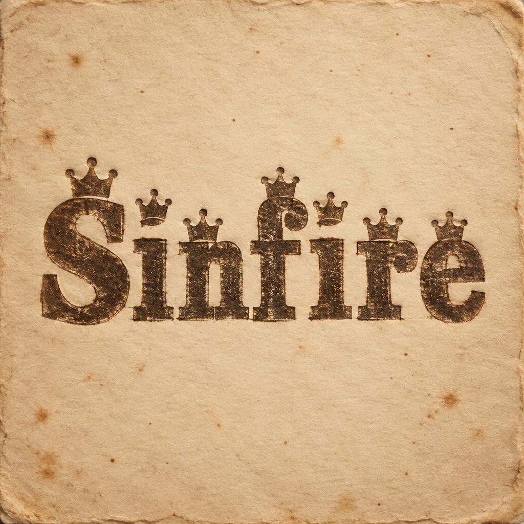 "Sinfire" — Vintage | AI Text Effect Generator