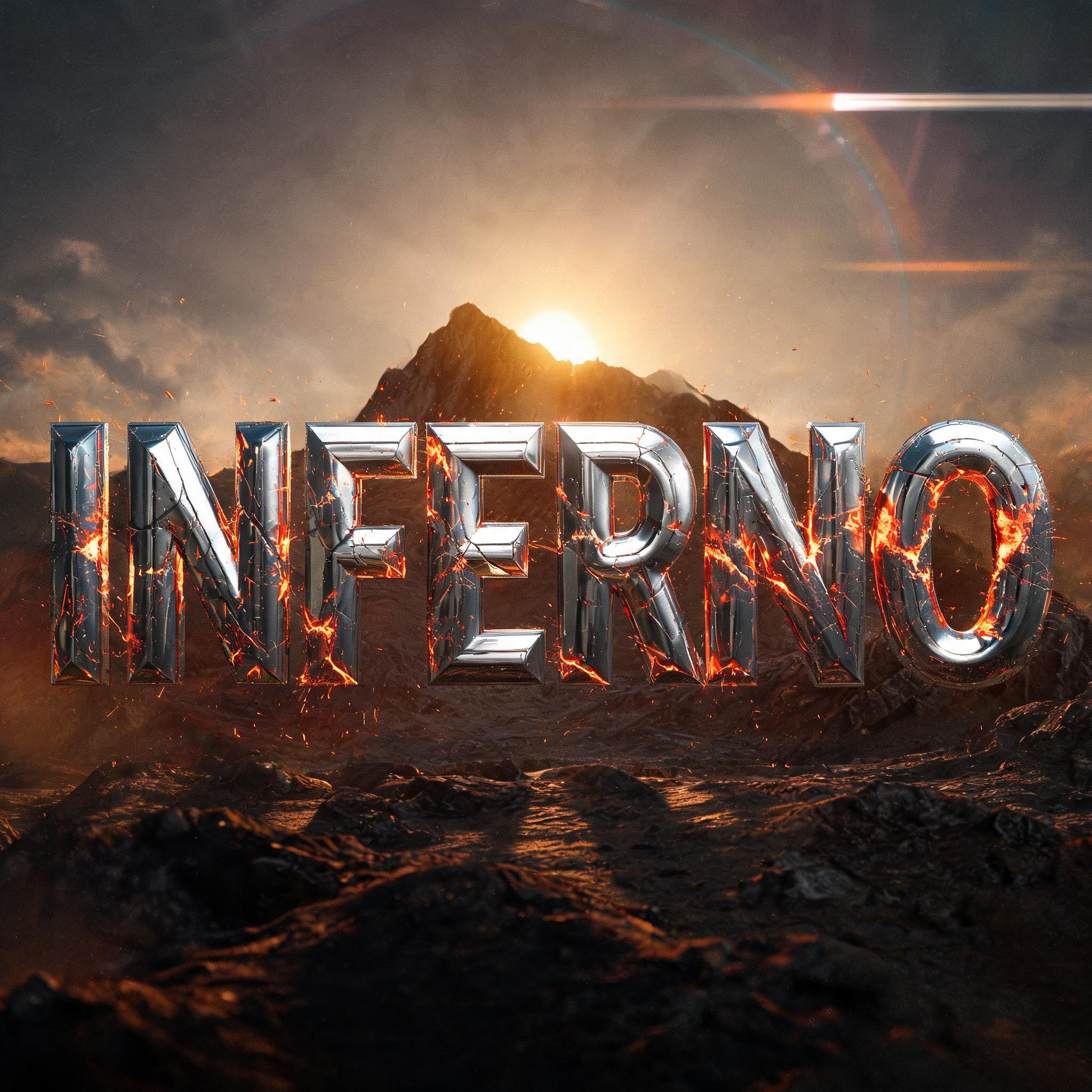 "INFERNO" — Post Apocalyptic | AI Text Effect Generator