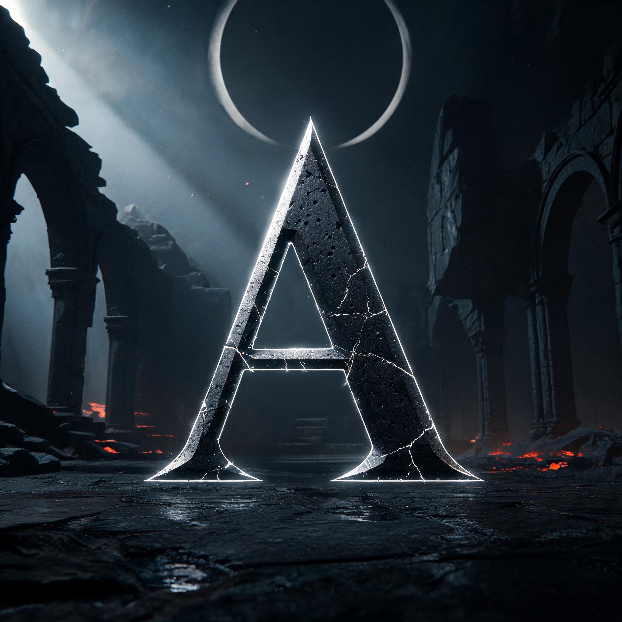 "A" —  | AI Text Effect Generator
