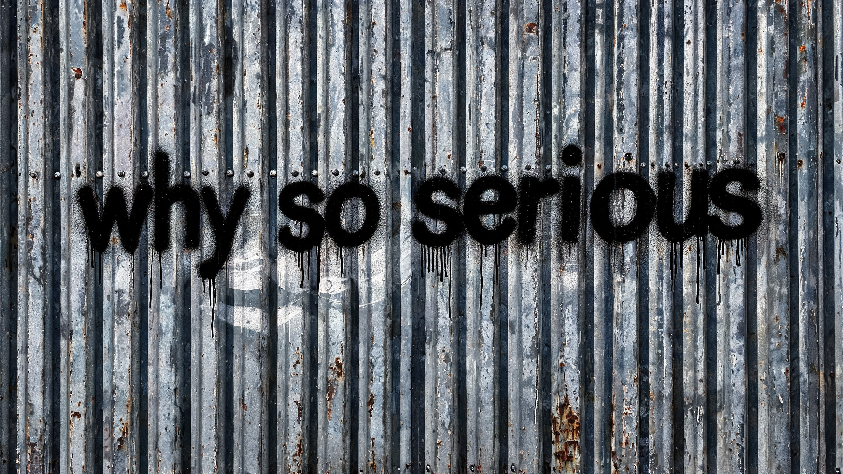 "why so serious" — Stencil | AI Text Effect Generator