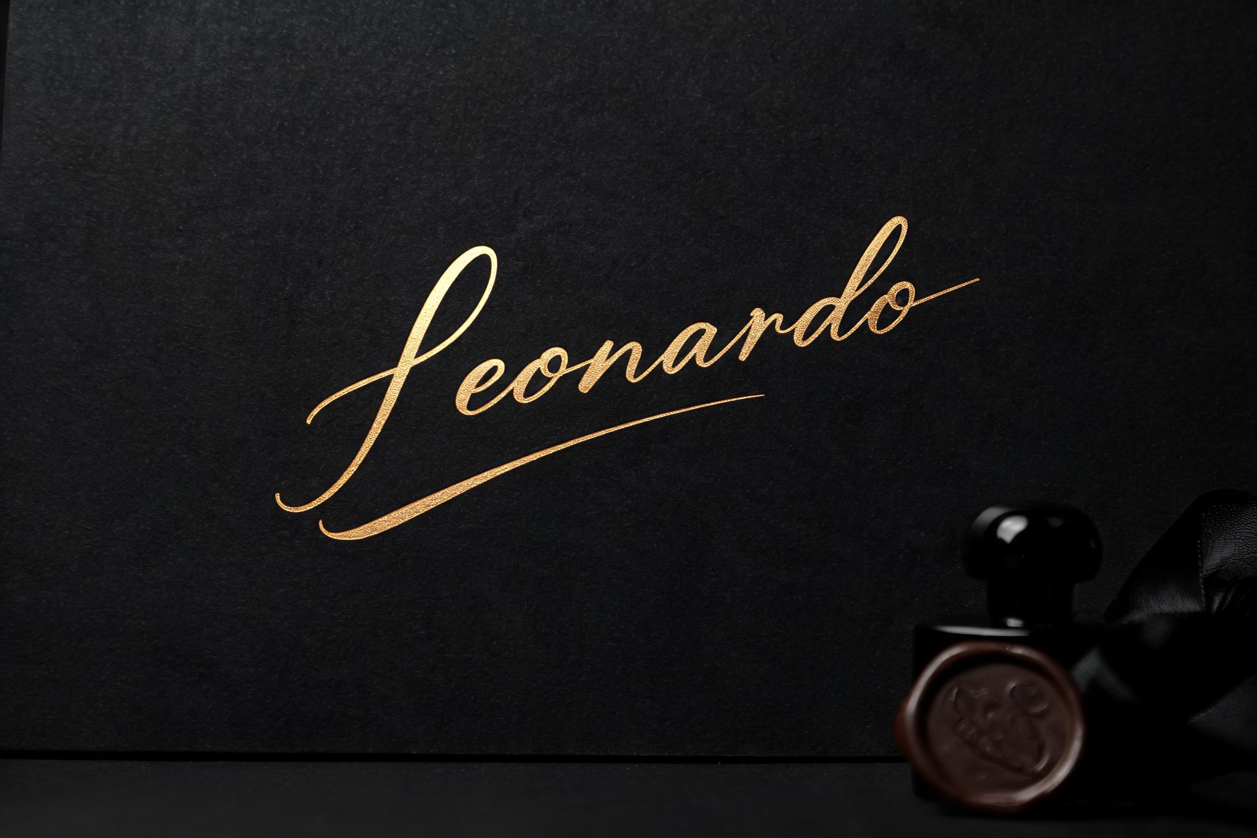 "Leonardo" — Elegant Script | AI Text Effect Generator