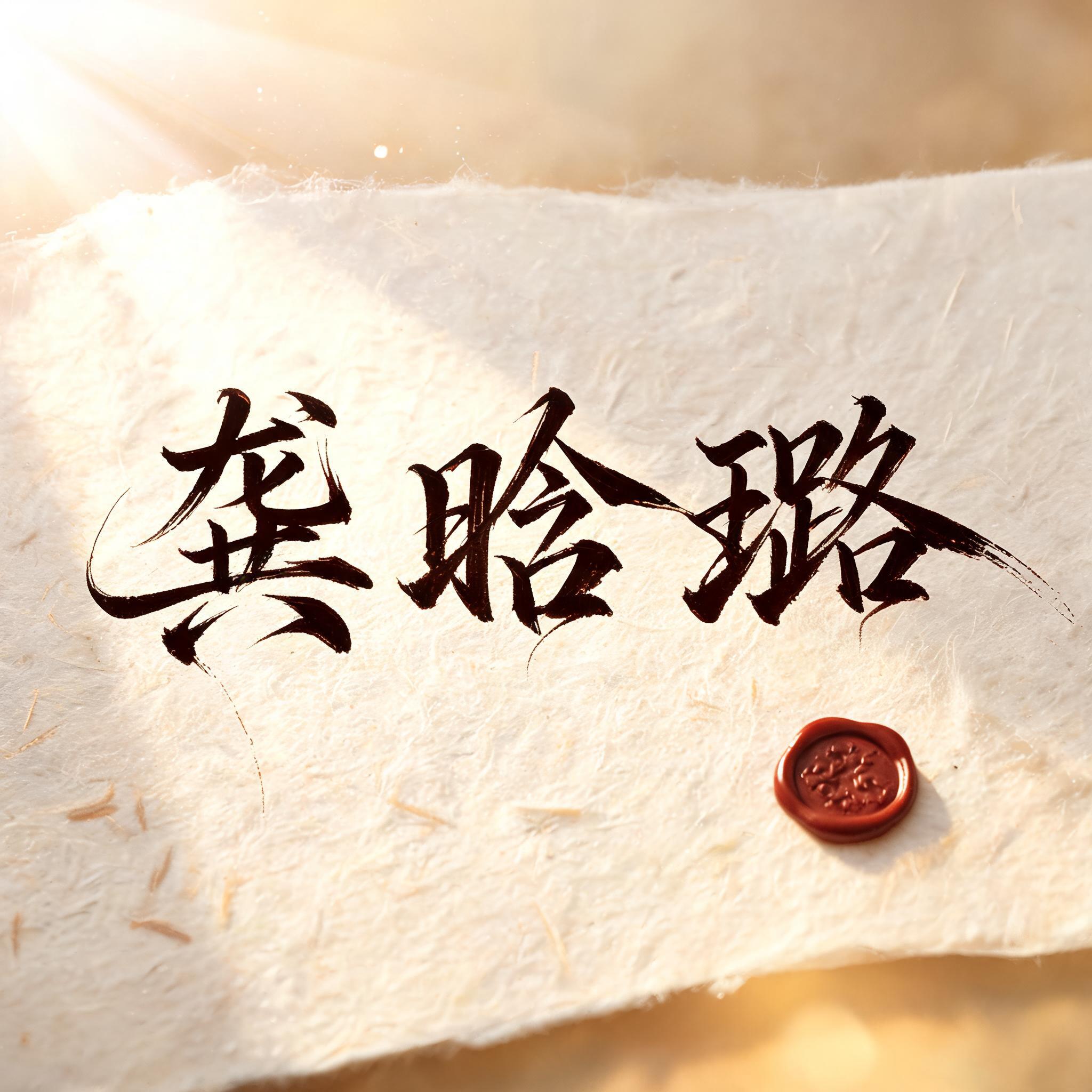 "龚晗璐" — Handwritten Script | AI Text Effect Generator