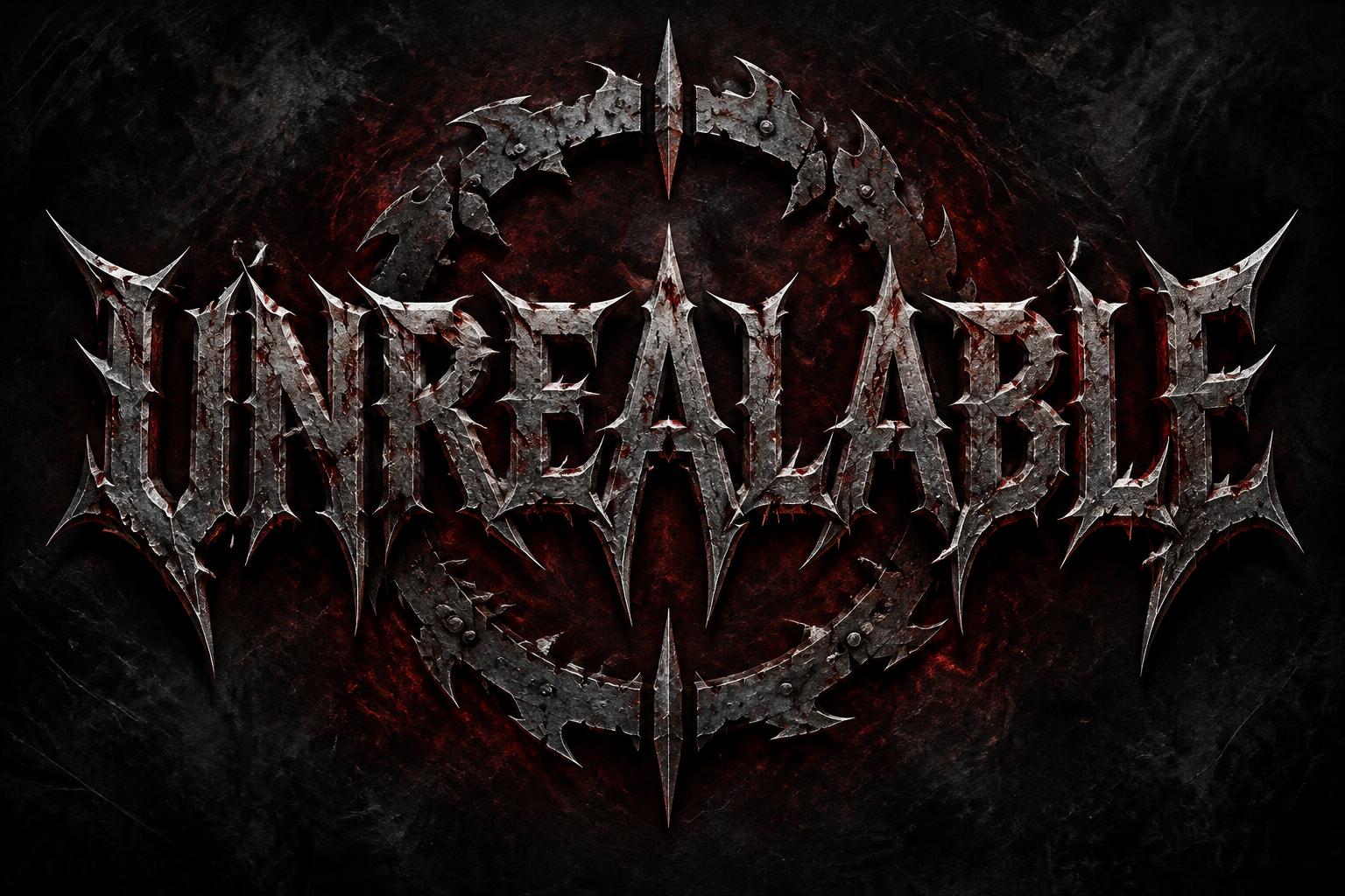 "UNREALABLE" — Gothic | AI Text Effect Generator