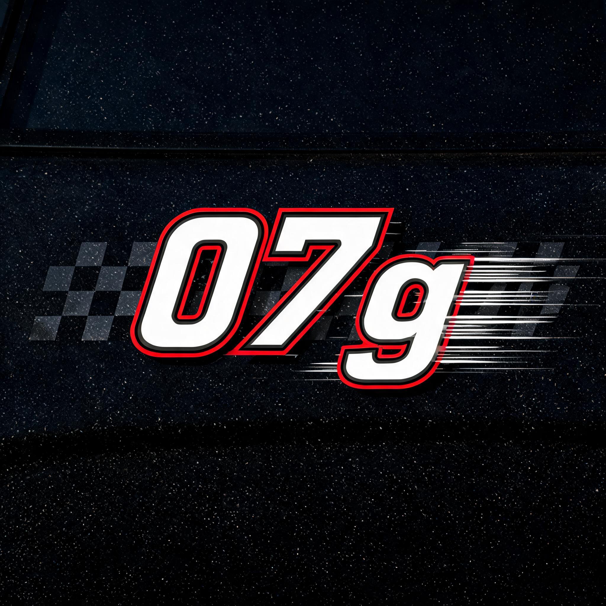 "07g" — Racing | AI Text Effect Generator
