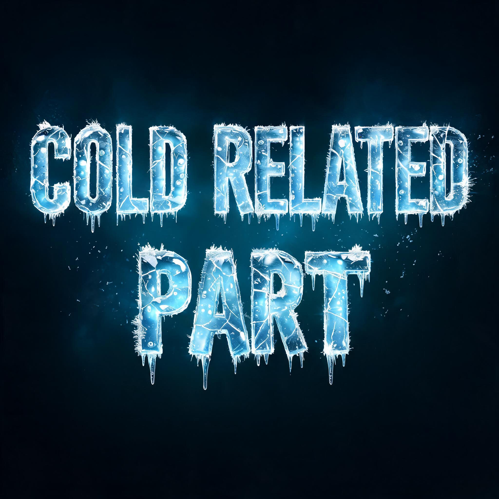 "COLD RELATED PART" — Glass Frozen | AI Text Effect Generator