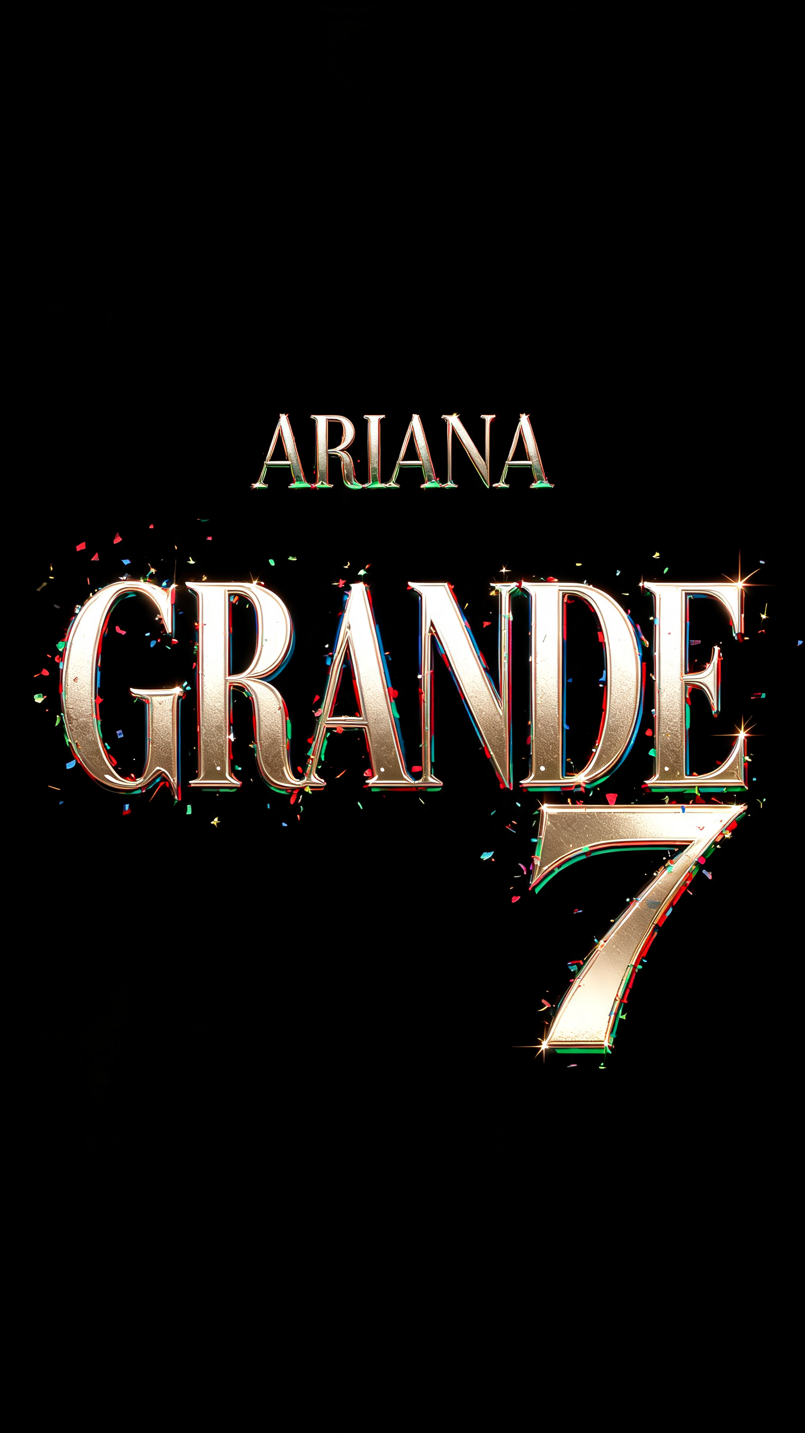 "GRANDE
ARIANA
7" — Sports Football | AI Text Effect Generator