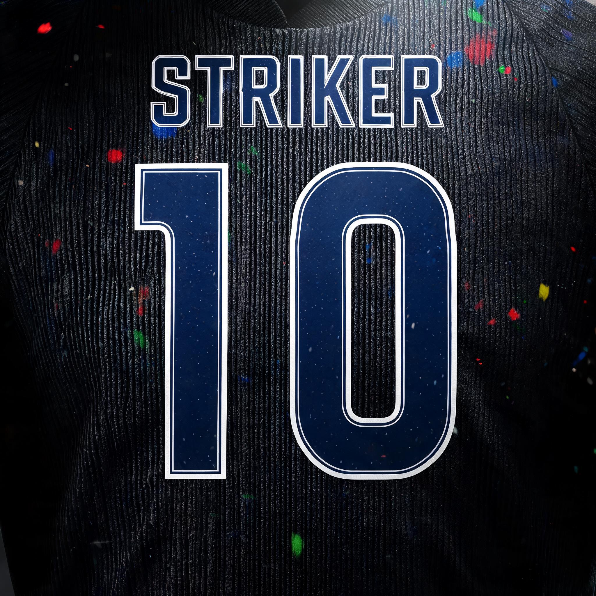 "STRIKER
10" — Sports Football | AI Text Effect Generator