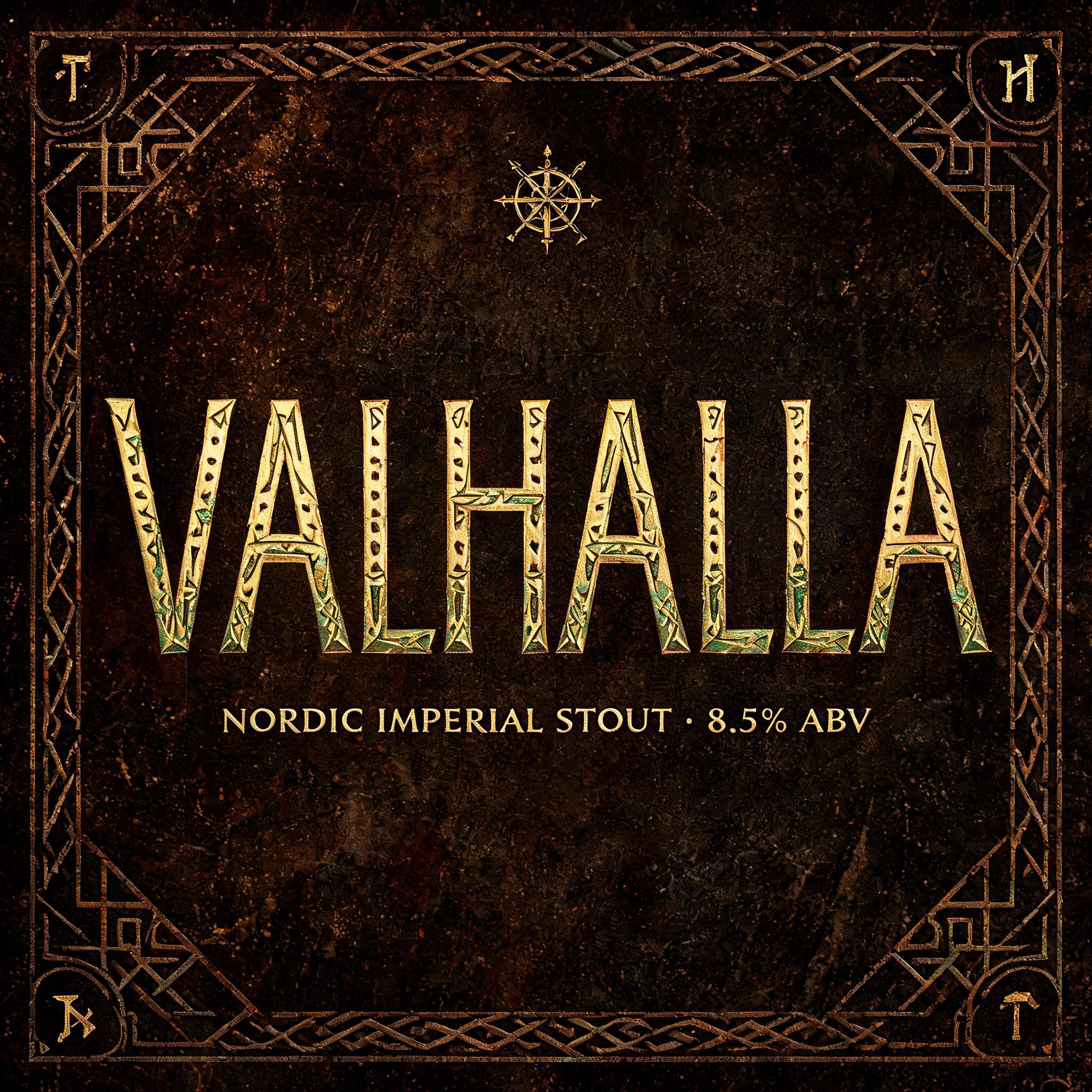 "VALHALLA" — Viking | AI Text Effect Generator