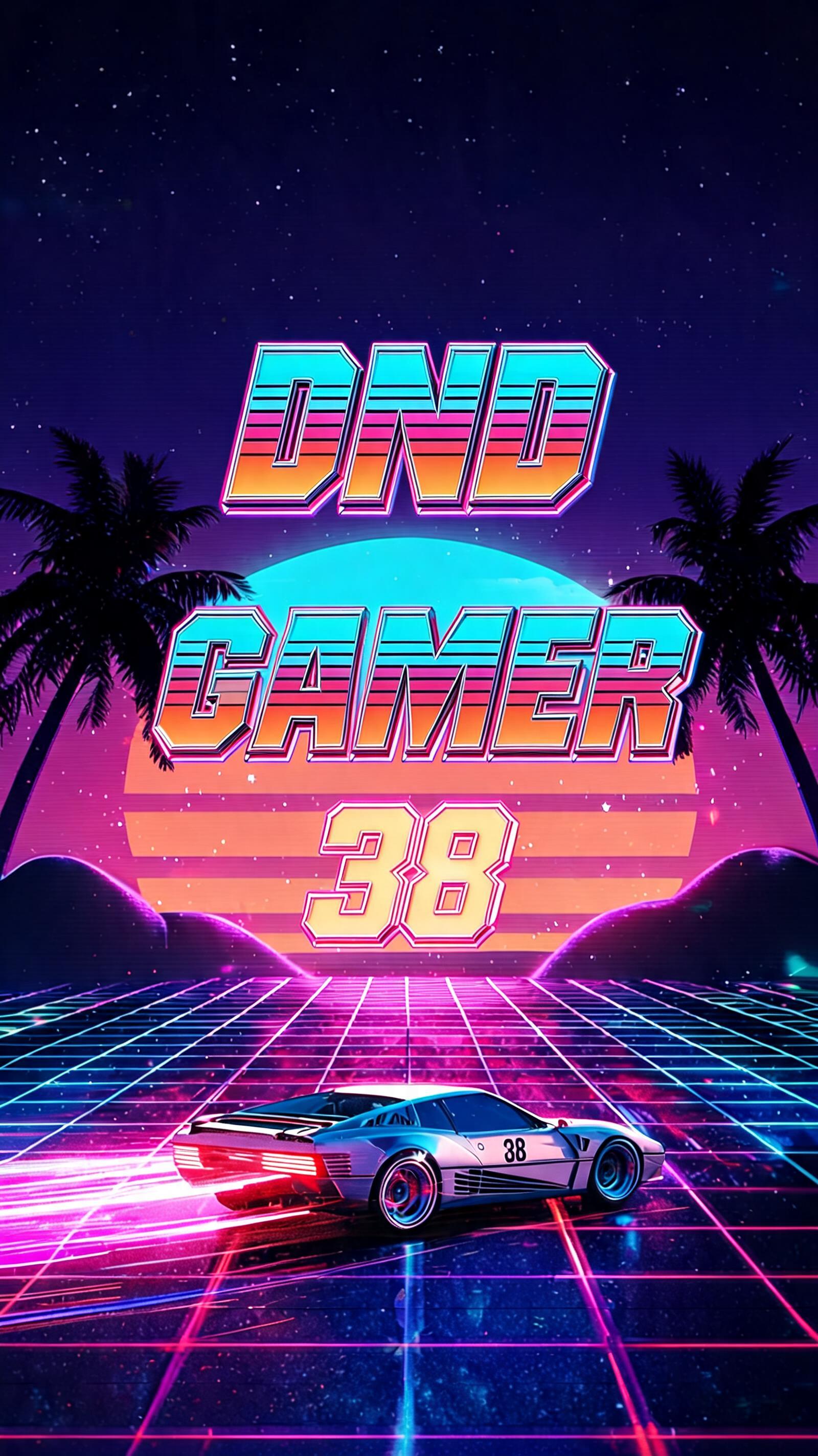 "" — Synthwave text effect