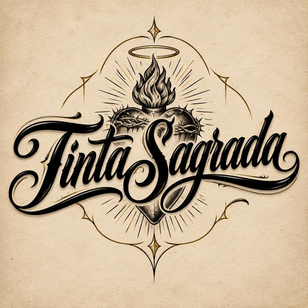 "Tinta Sagrada" — Chicano | AI Text Effect Generator