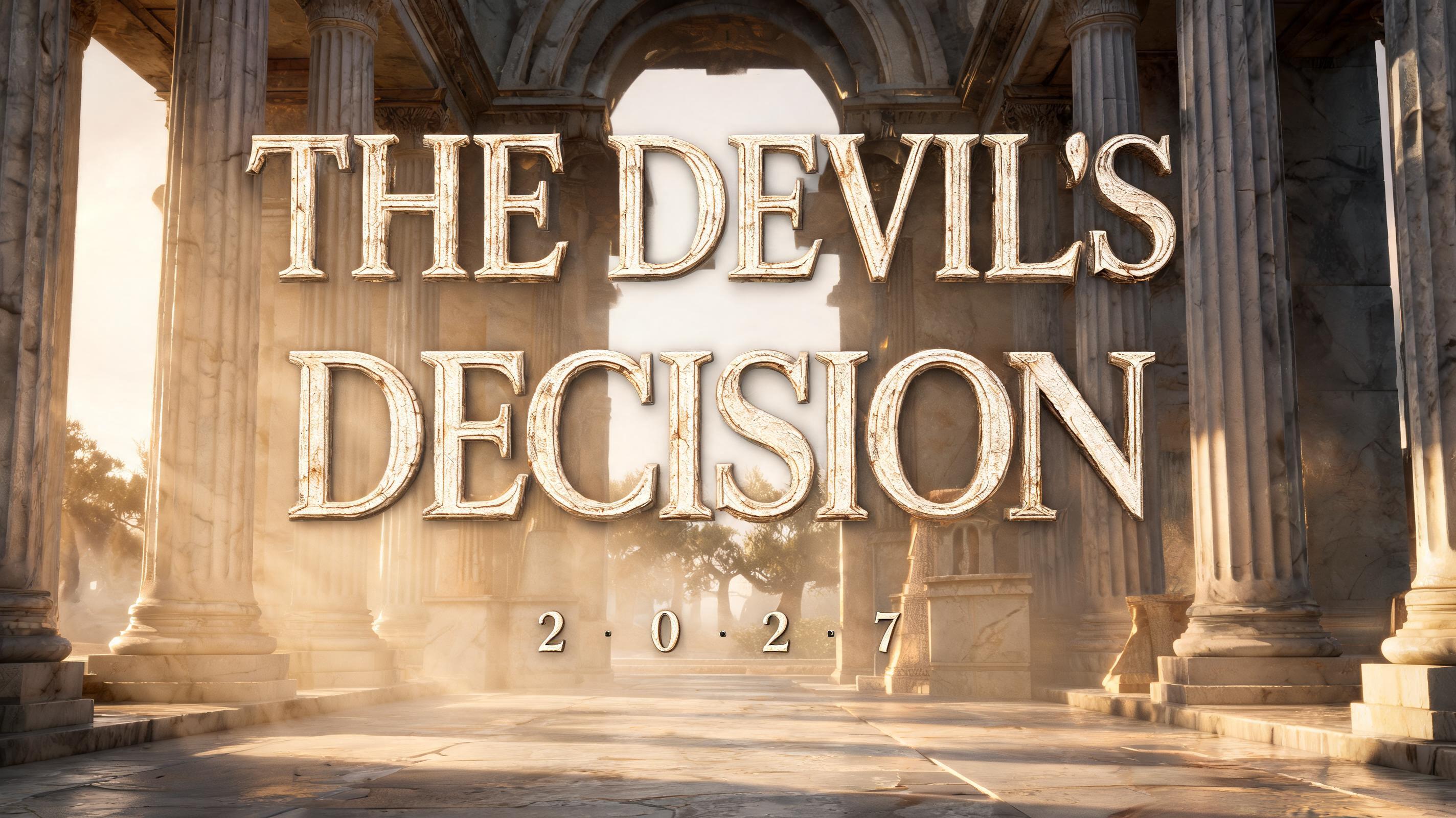 "The Devil's Decision 
2027" — Cinematic | AI Text Effect Generator