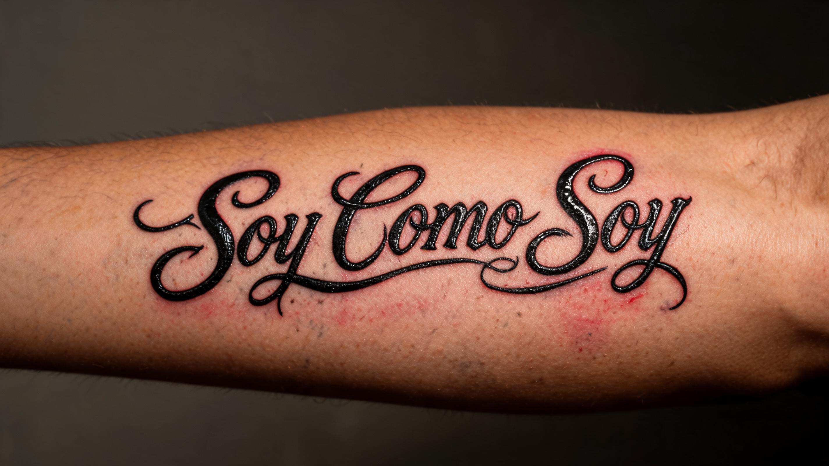 "Soy Como Soy" — Chicano | AI Text Effect Generator
