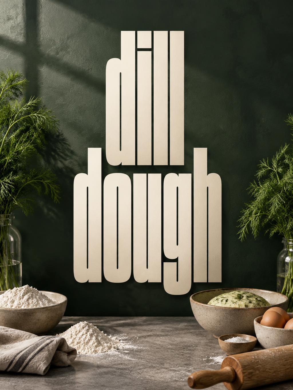 "dill dough" —  | AI Text Effect Generator
