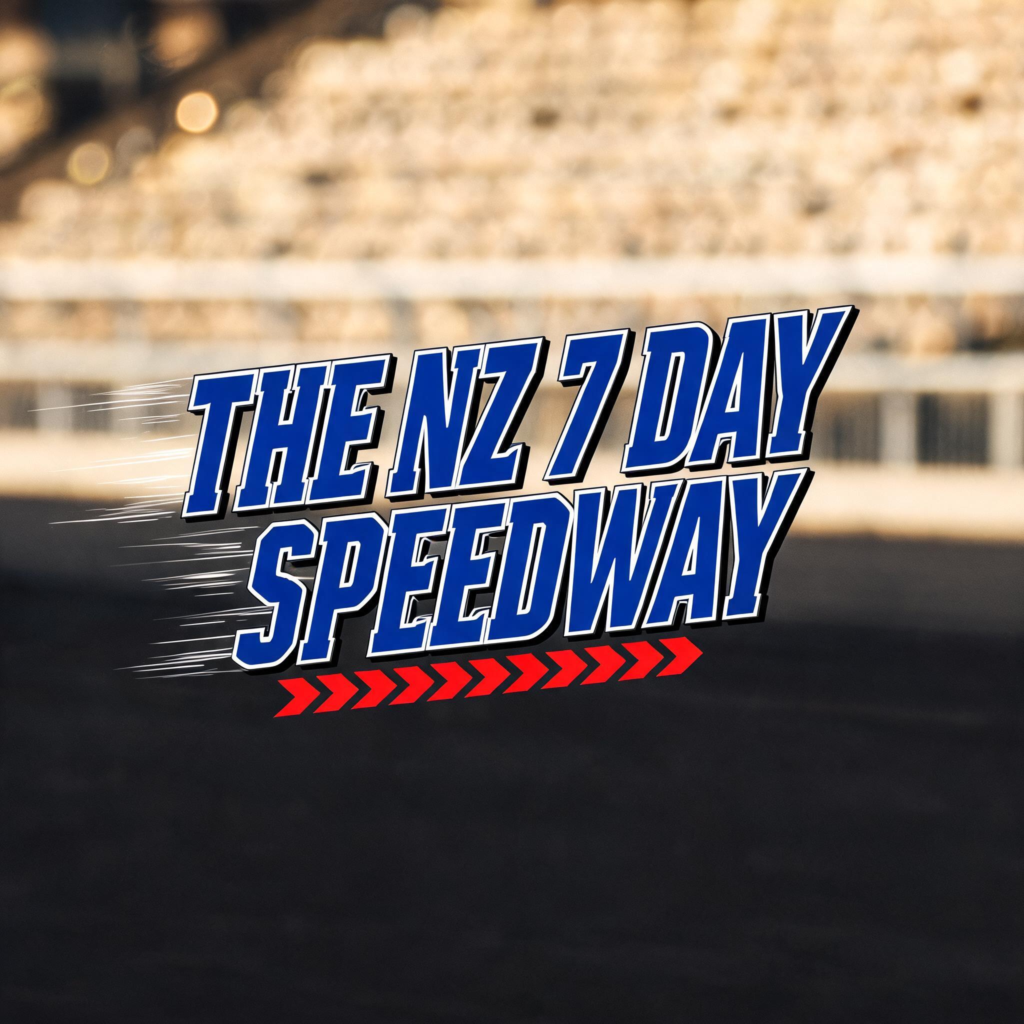 "THE NZ 7 DAY SPEEDWAY" — Racing | AI Text Effect Generator
