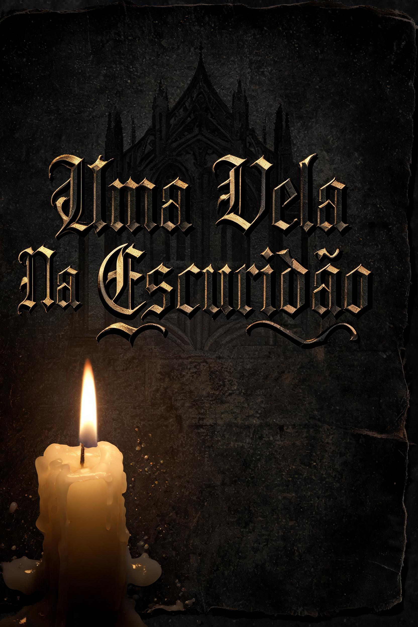"Uma Vela Na Escuridão" — Gothic Font | AI Text Effect Generator