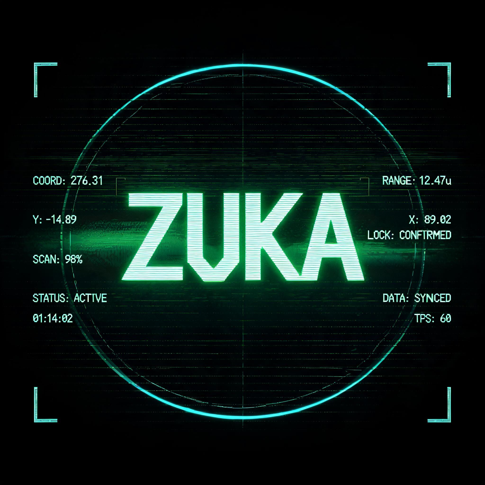 "Zuka" —  | AI Text Effect Generator