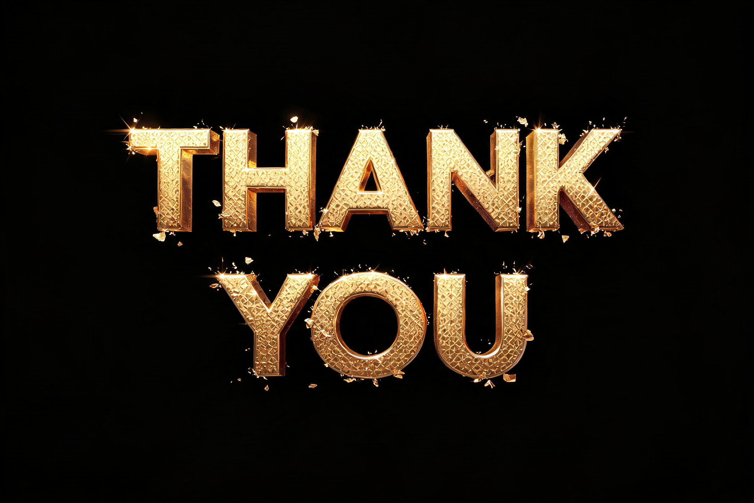 "THANK
YOU" — Luxury Gold | AI Text Effect Generator